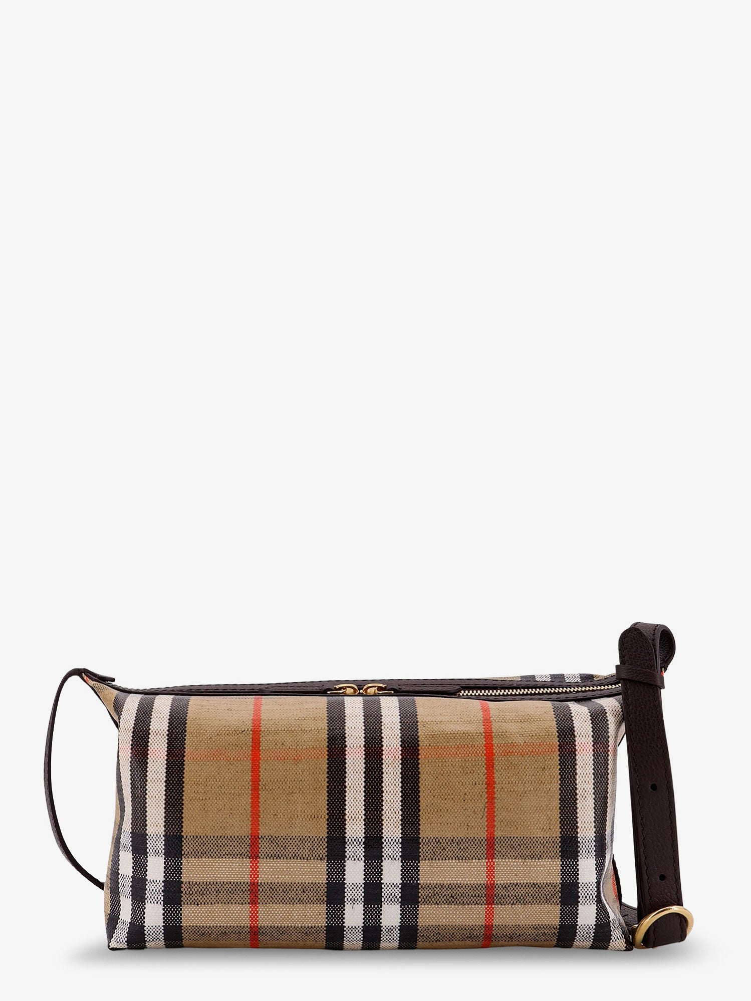 Burberry Highlands Viscose, Cotton And Linen Crossbody Bag
