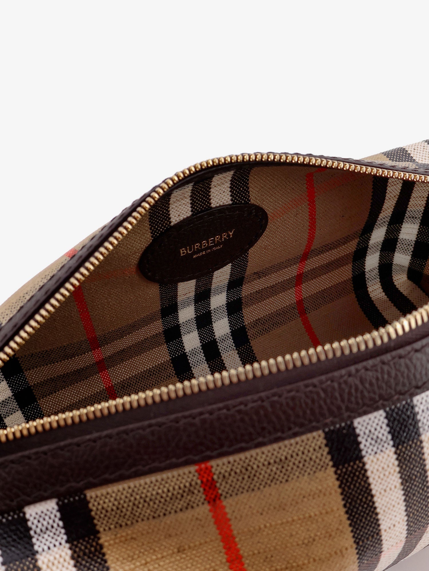 Burberry Highlands Viscose, Cotton And Linen Crossbody Bag