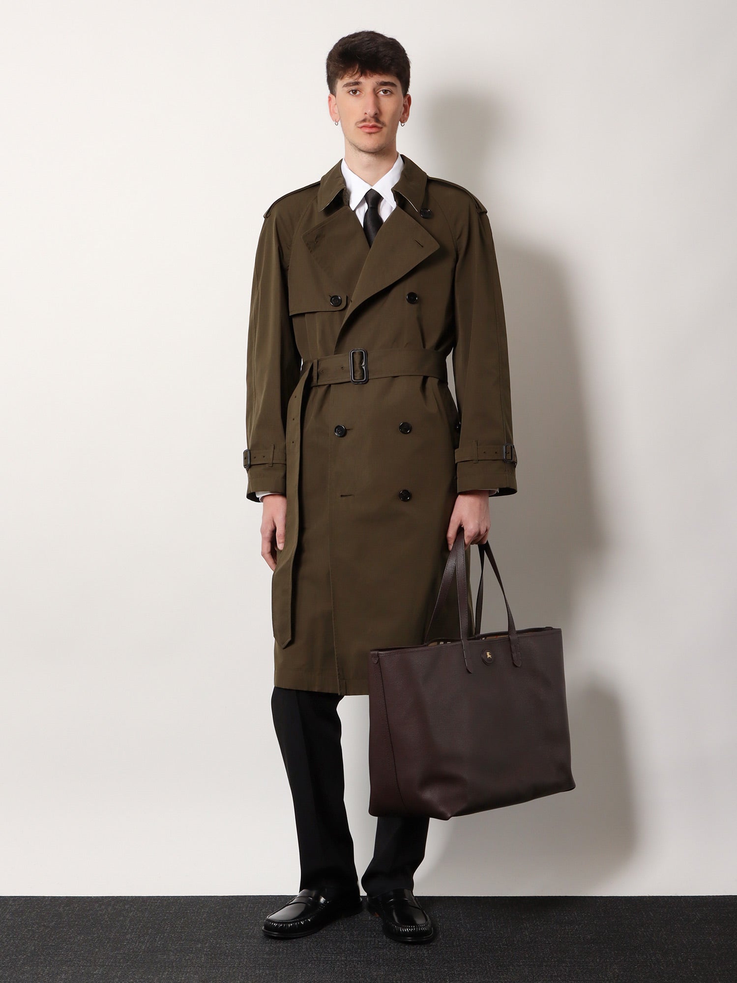 Burberry Reversible Shopping Bag With Check Pattern