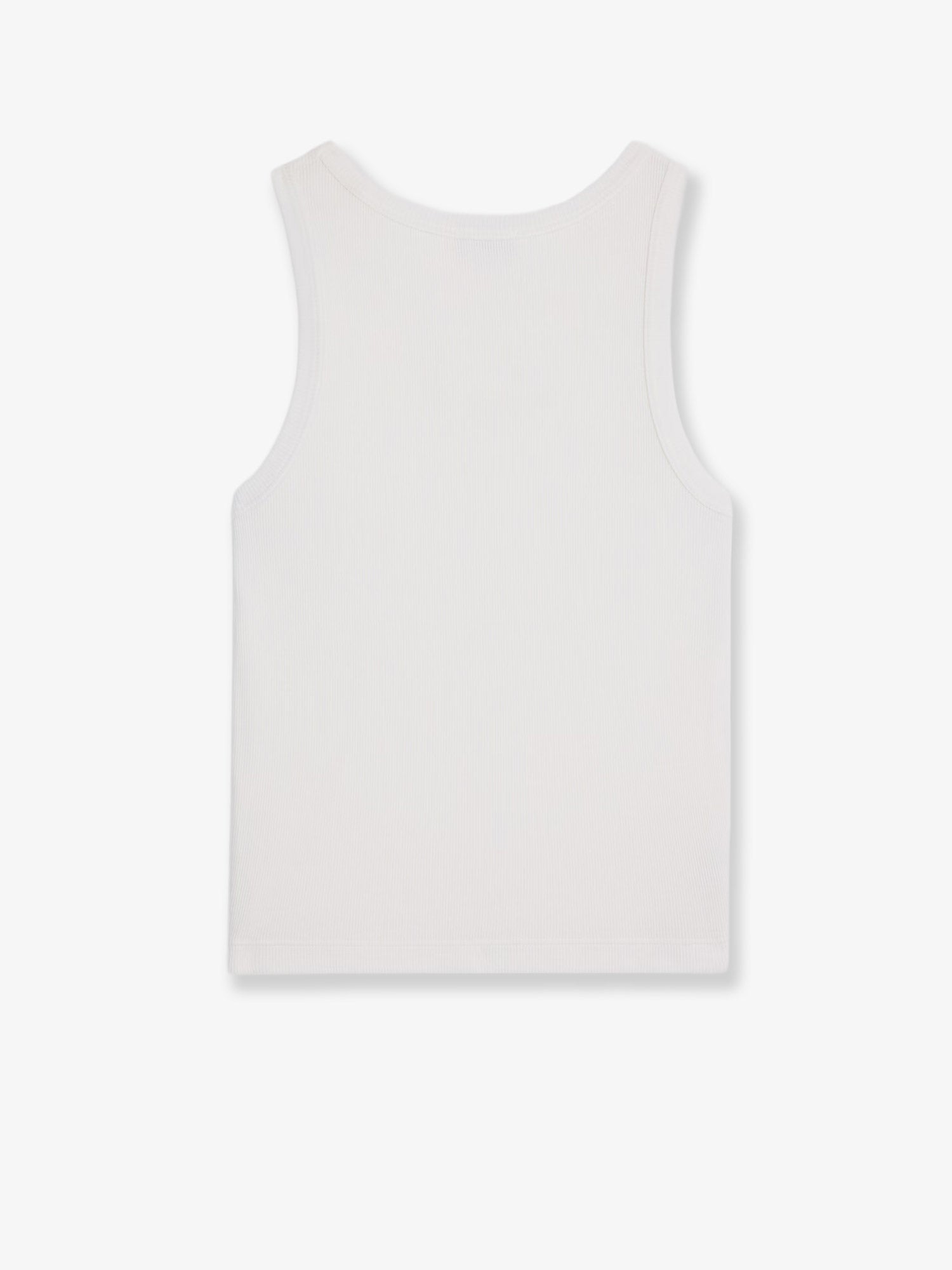 Celine Triomphe Ribbed Cotton Tank Top