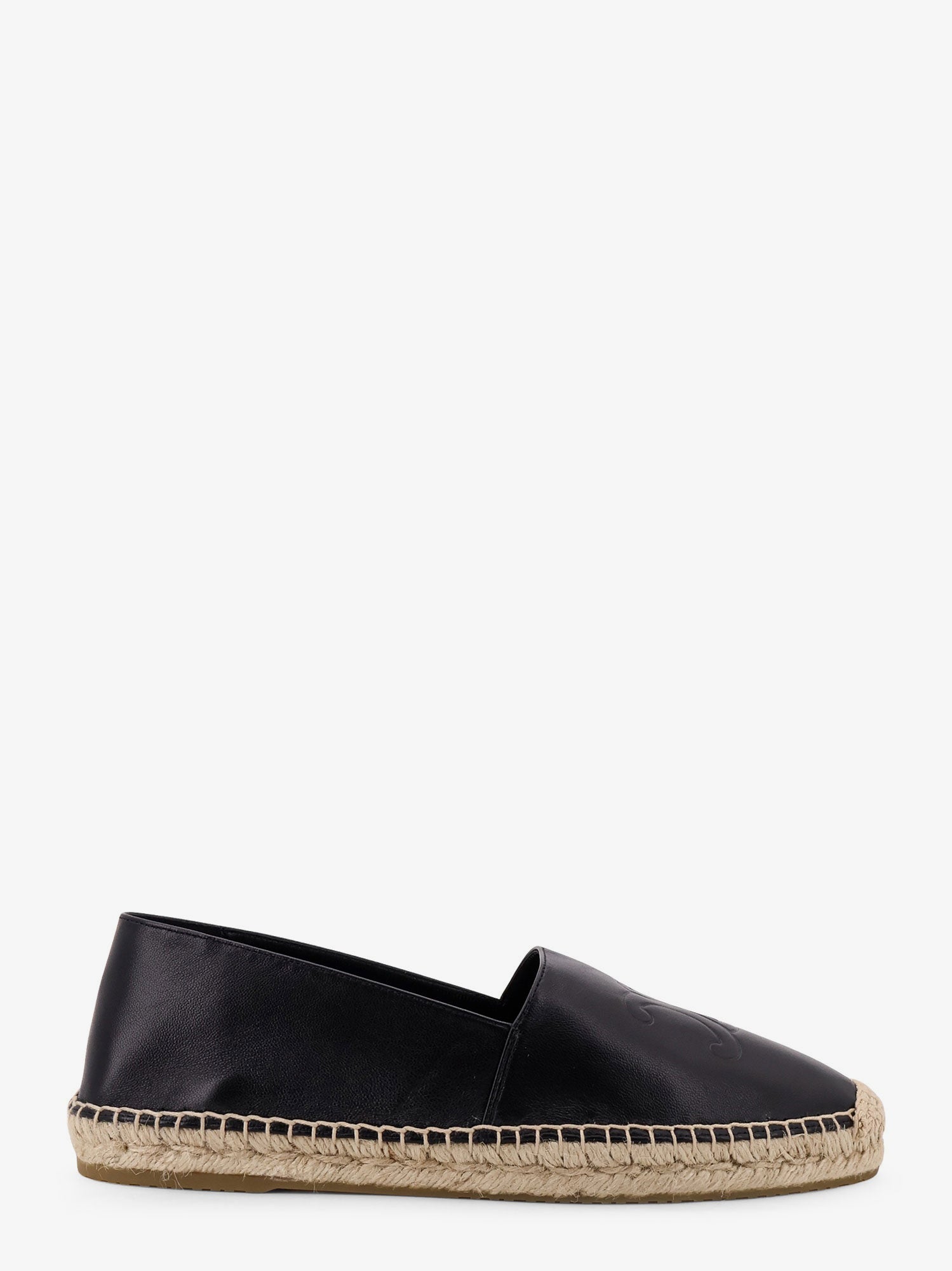 Celine Leather Espadrilles With Triomphe Detail