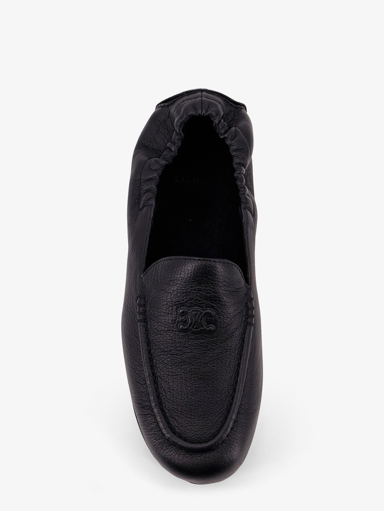 Celine Adam Leather Slip-on Loafers