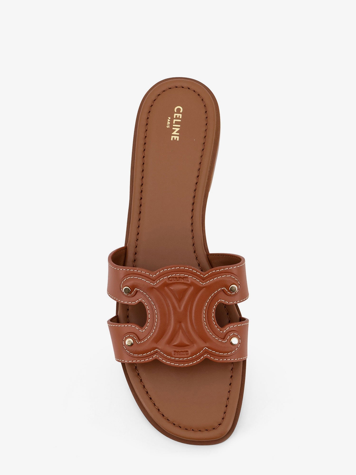 Celine Marina Low Leather Sandals