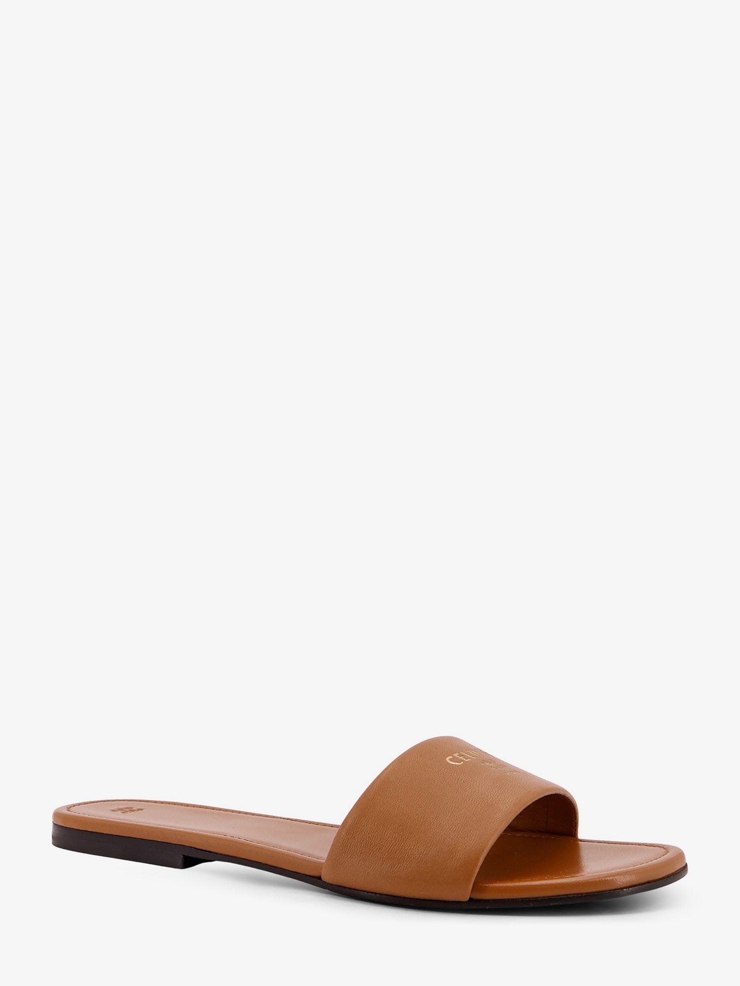 Celine Coast Mule Leather Sandals