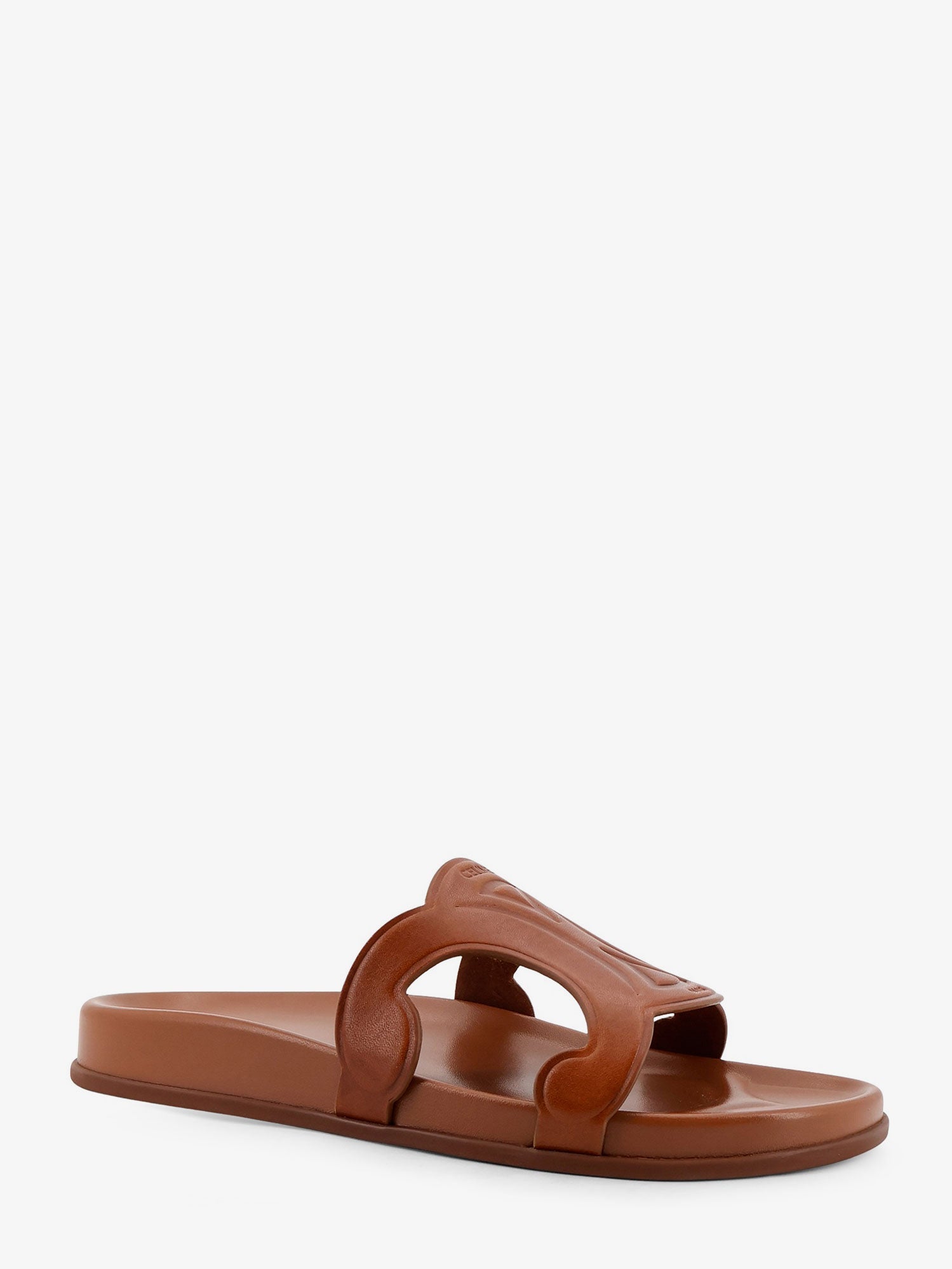 Celine Triomphe Leather Sandals