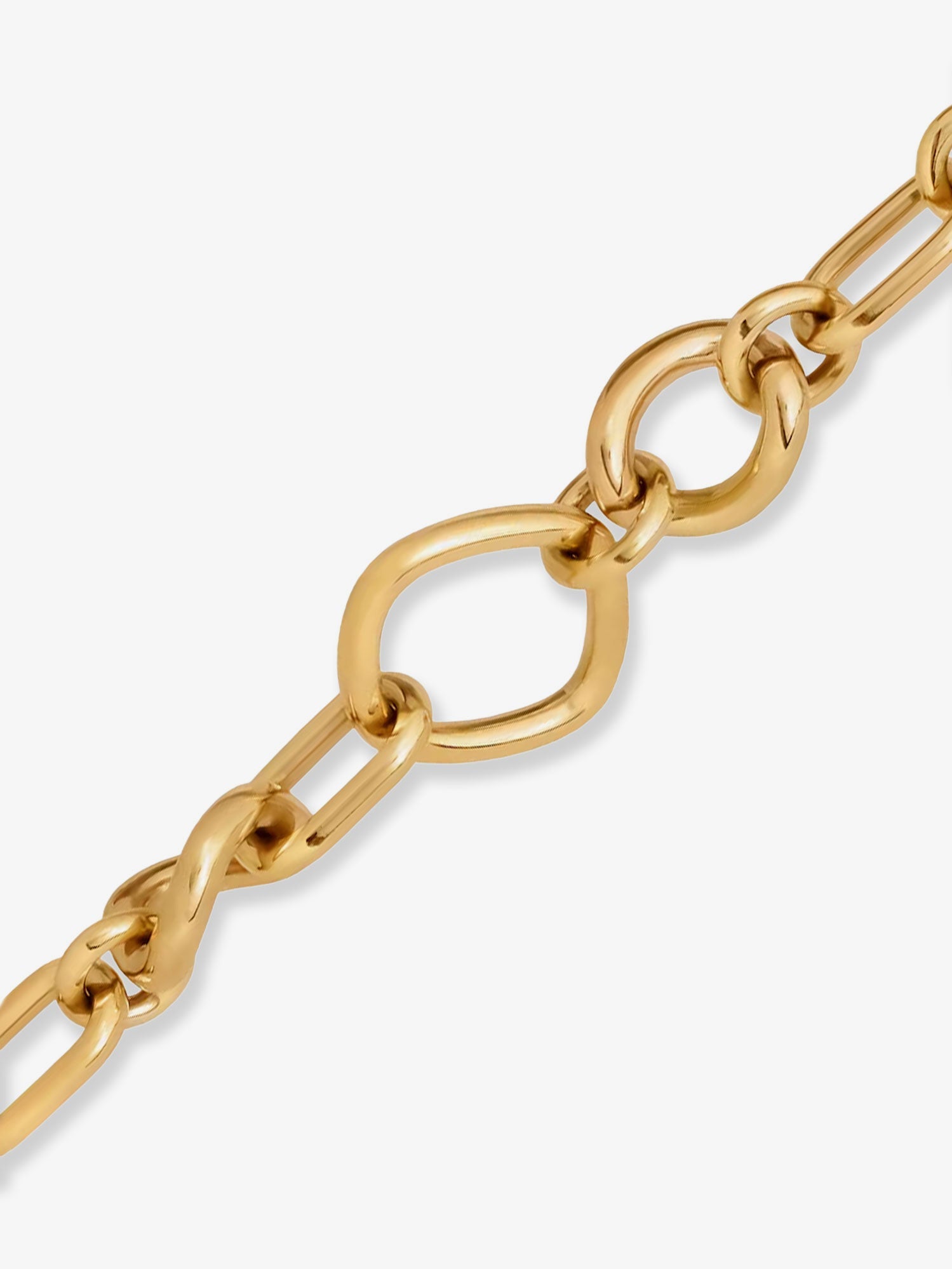 Celine Celine Charms Modern Brass Bracelet