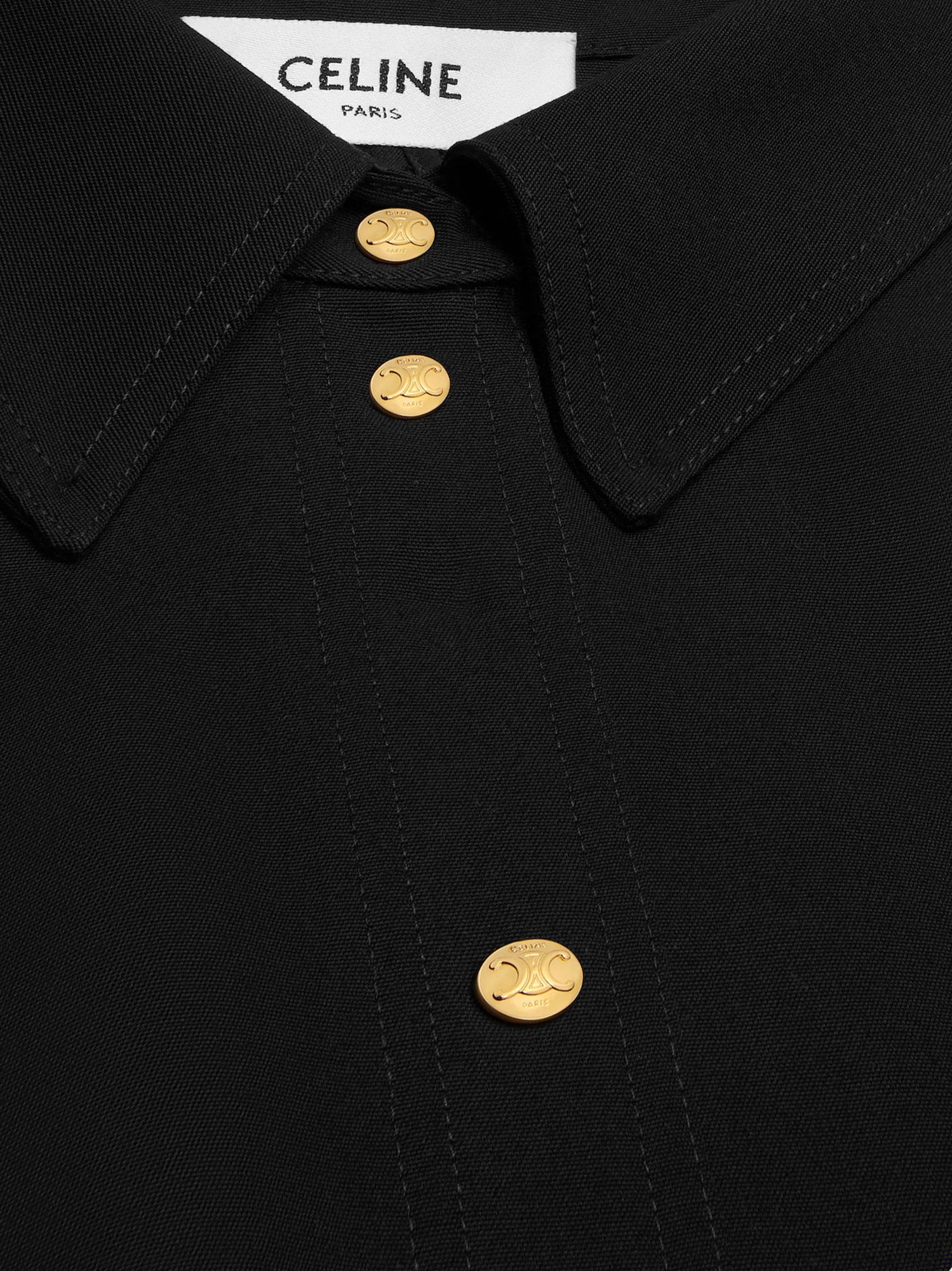 Celine Wool Chemisier Dress