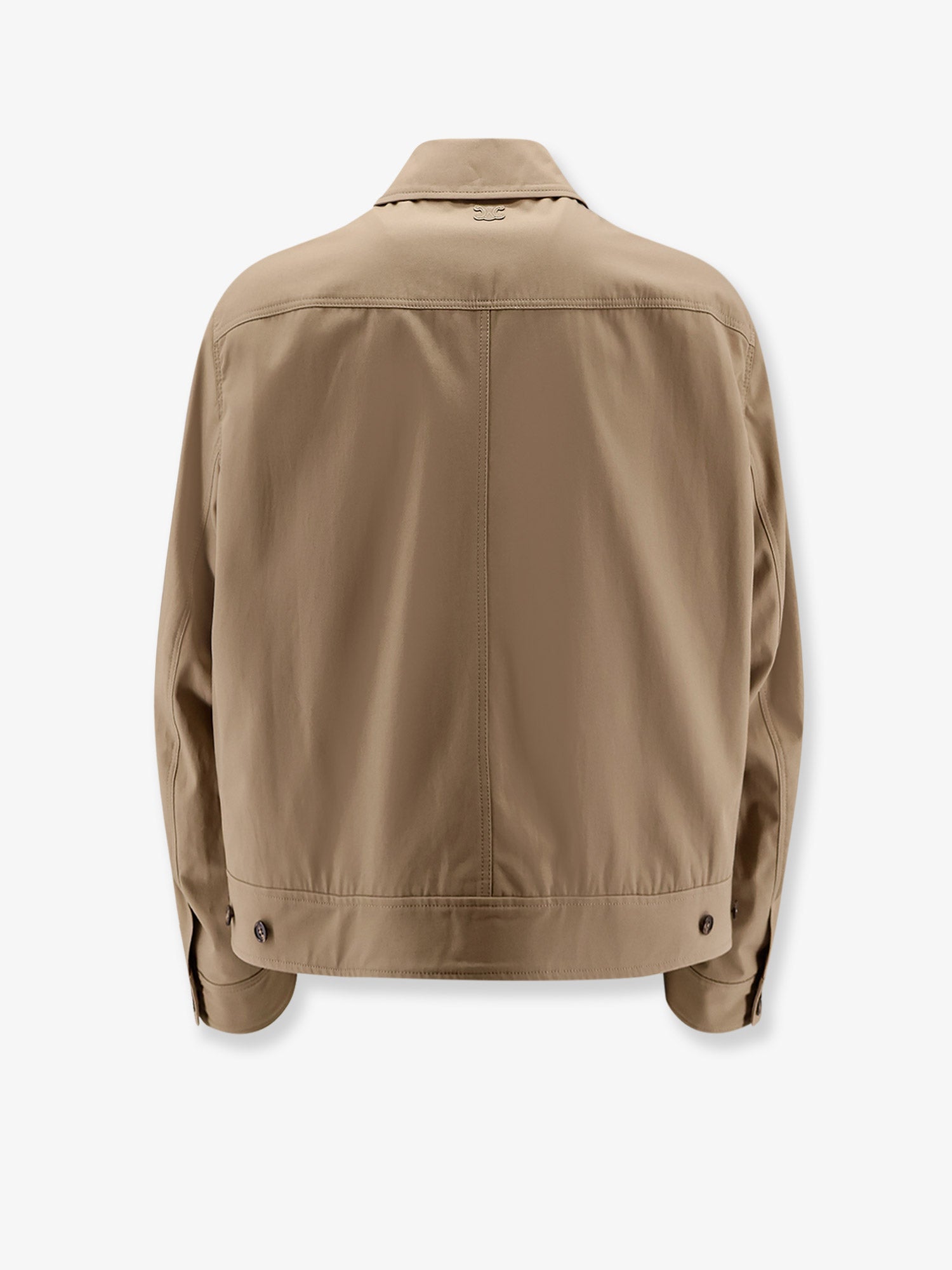 Celine Cotton Jacket With Triomphe Patch