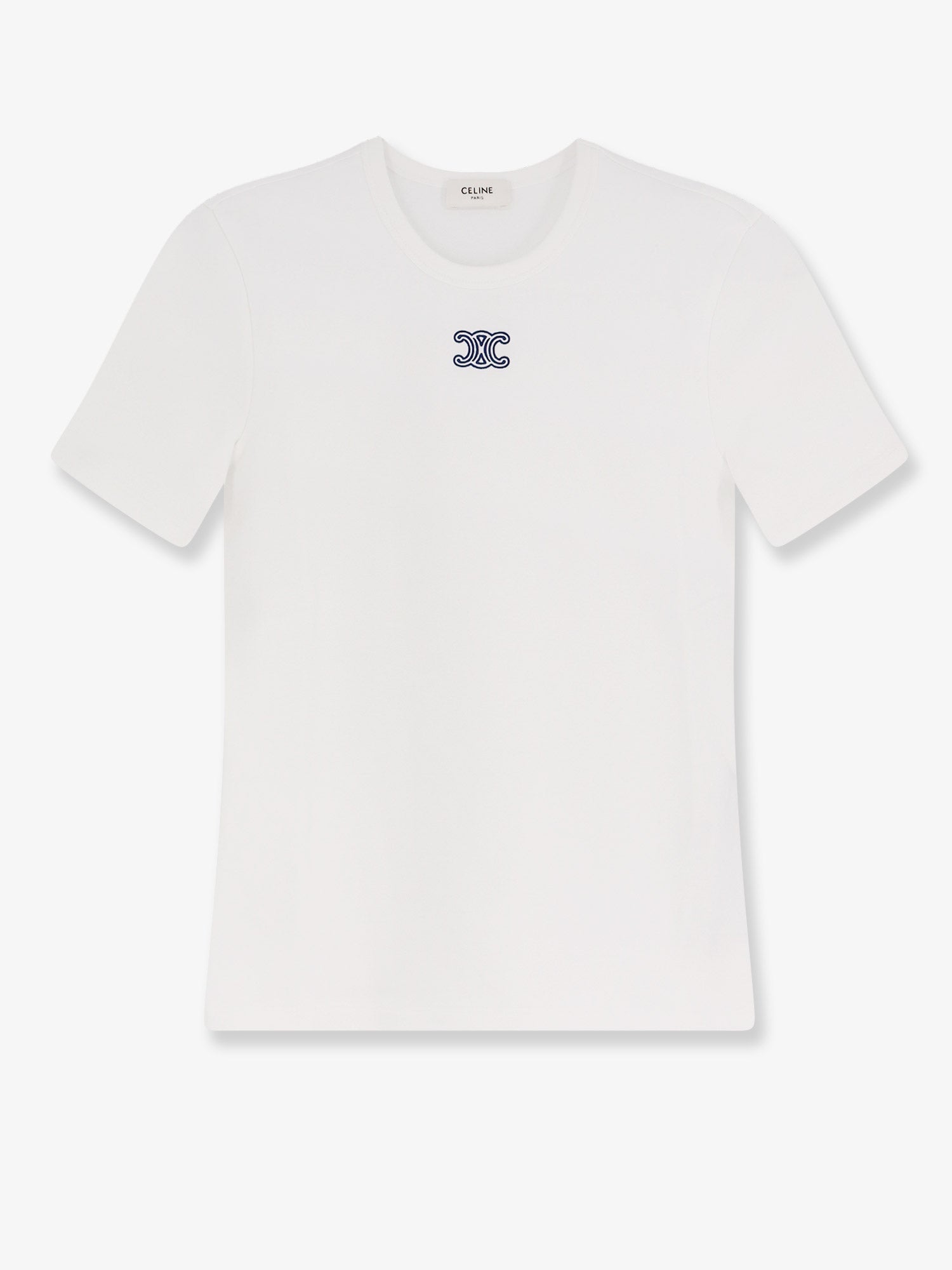 Celine Cotton Blend T-shirt With Triomphe Logo