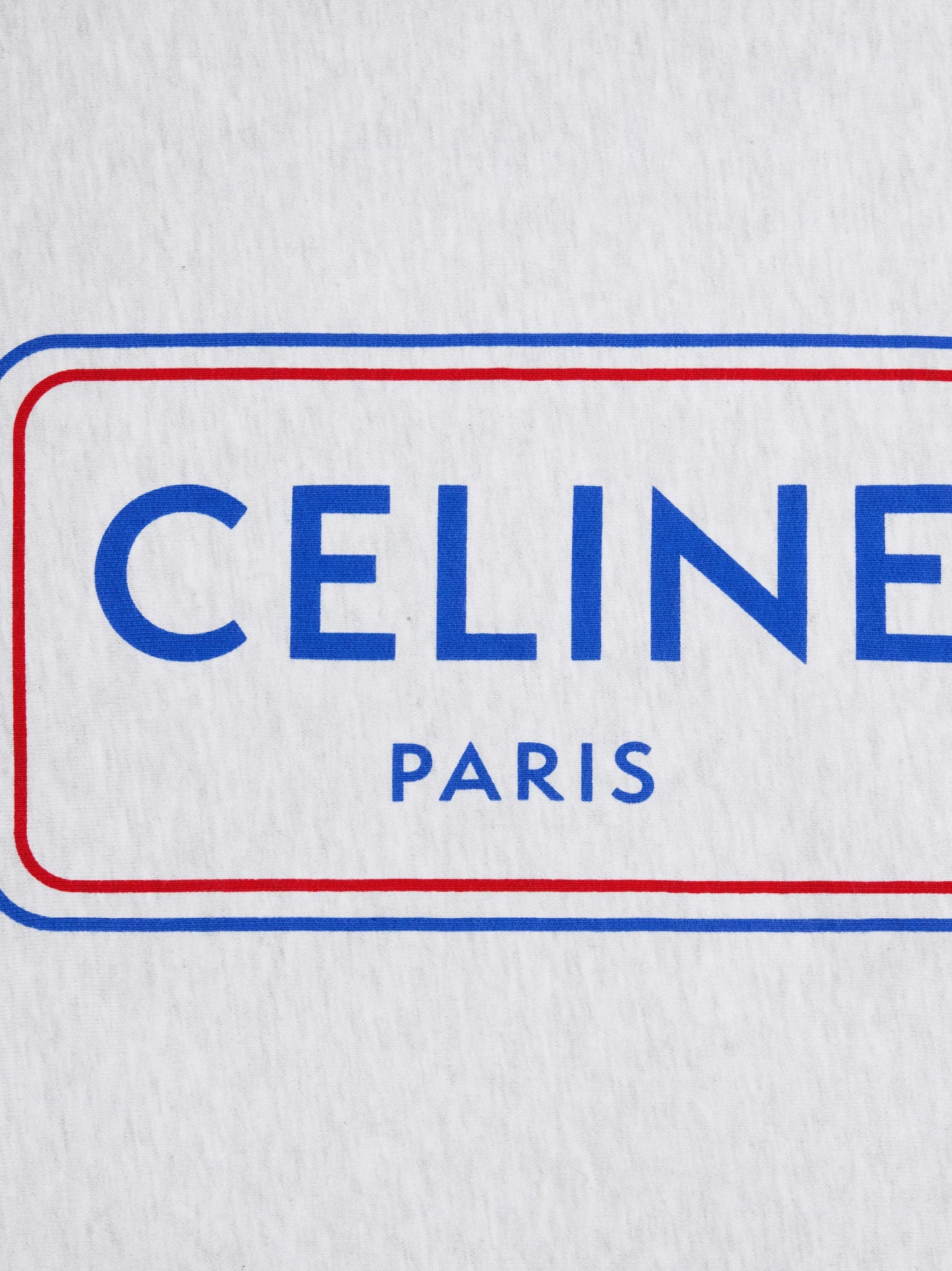 Celine Cotton Sweatshirt With Logo Print