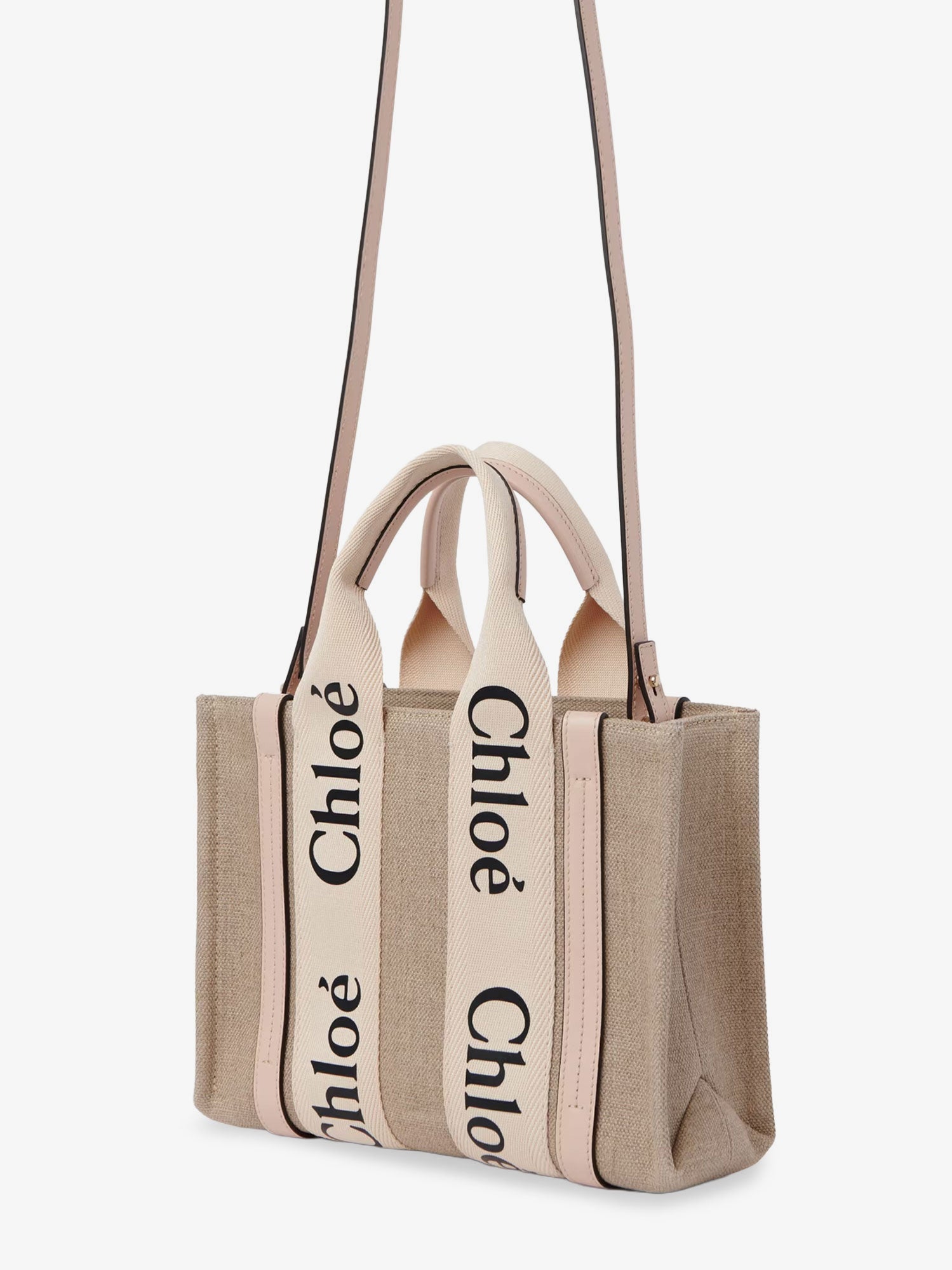 Chloé Woody Linen Handbag