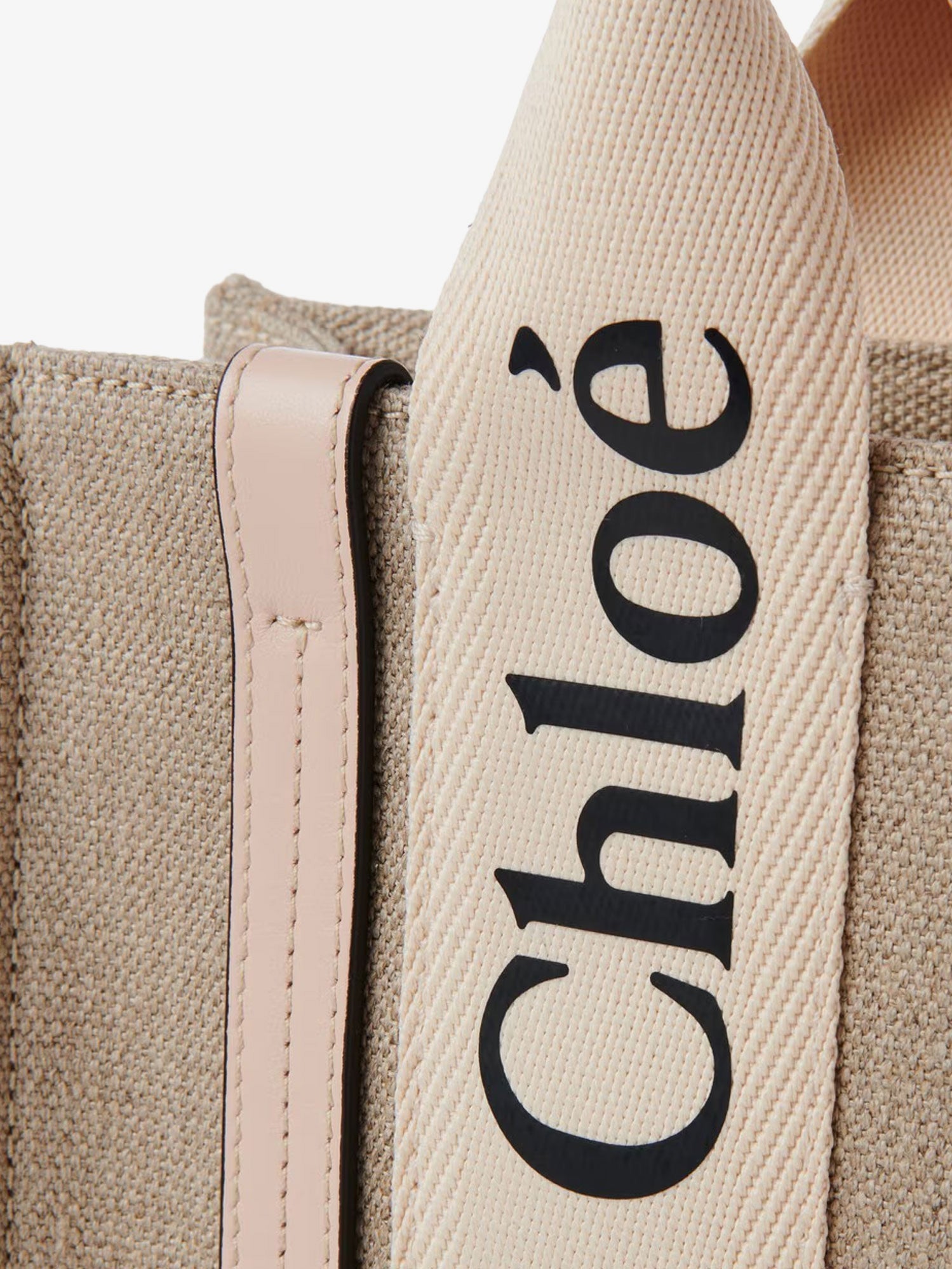 Chloé Woody Linen Handbag