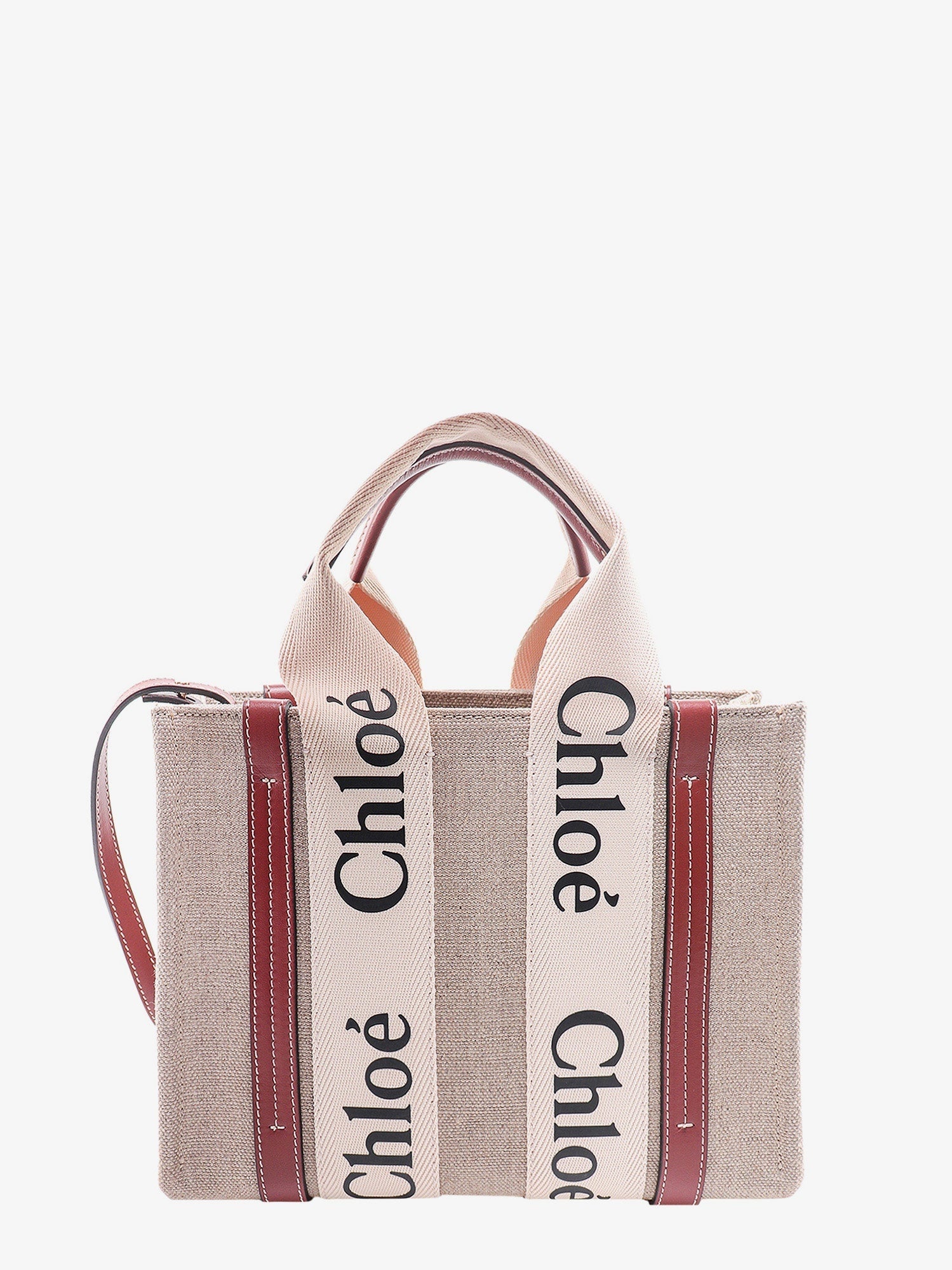 Chloé Woody Linen Handbag