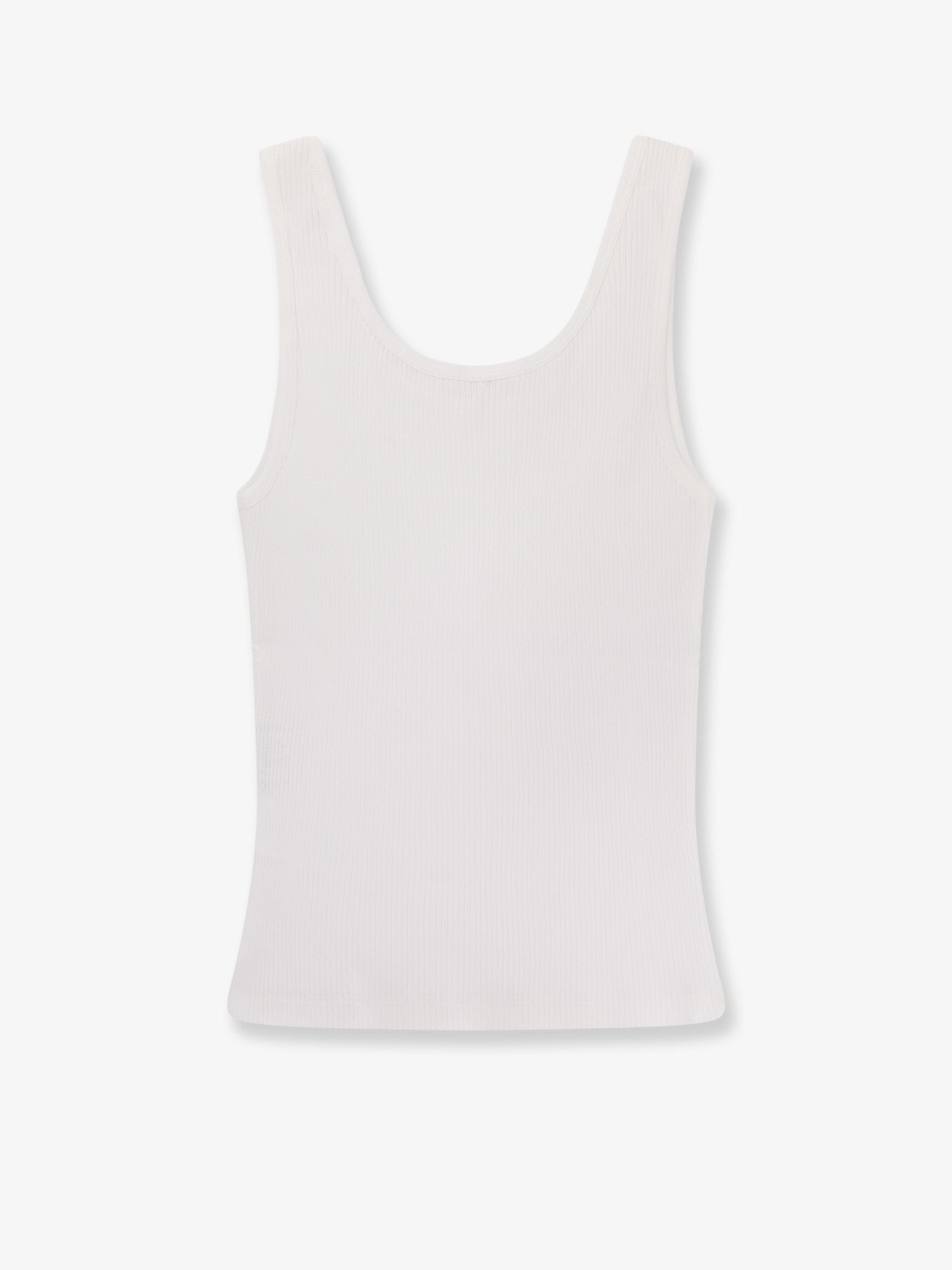 Chloé Ribbed Cotton Tank Top