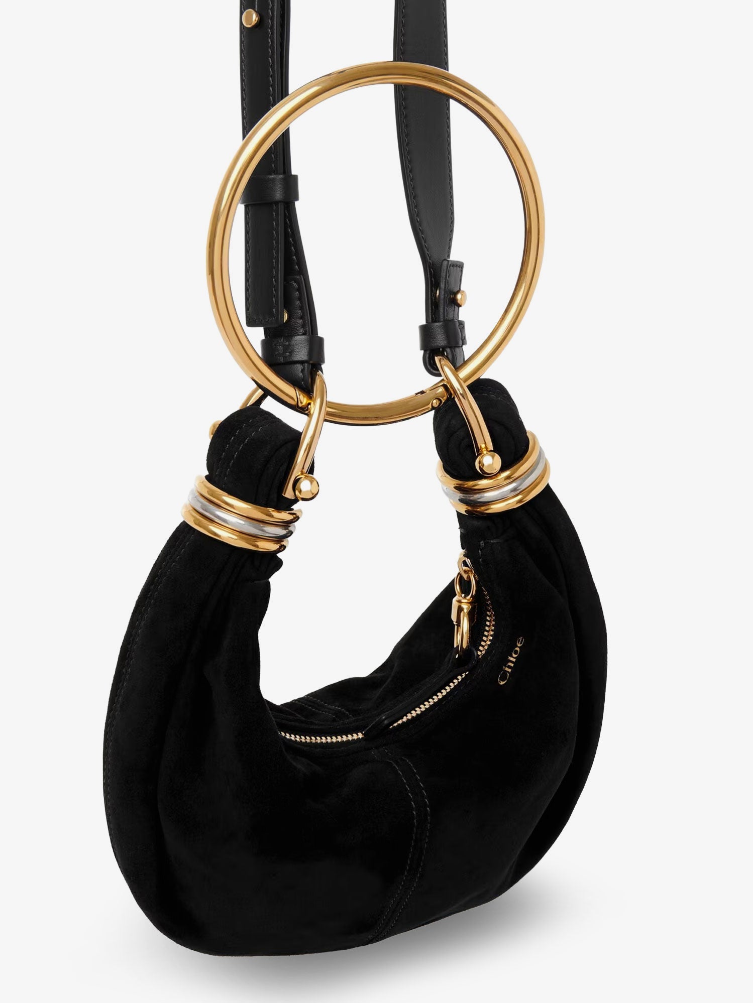 Chloé Bracelet Suede Crossbody Bag