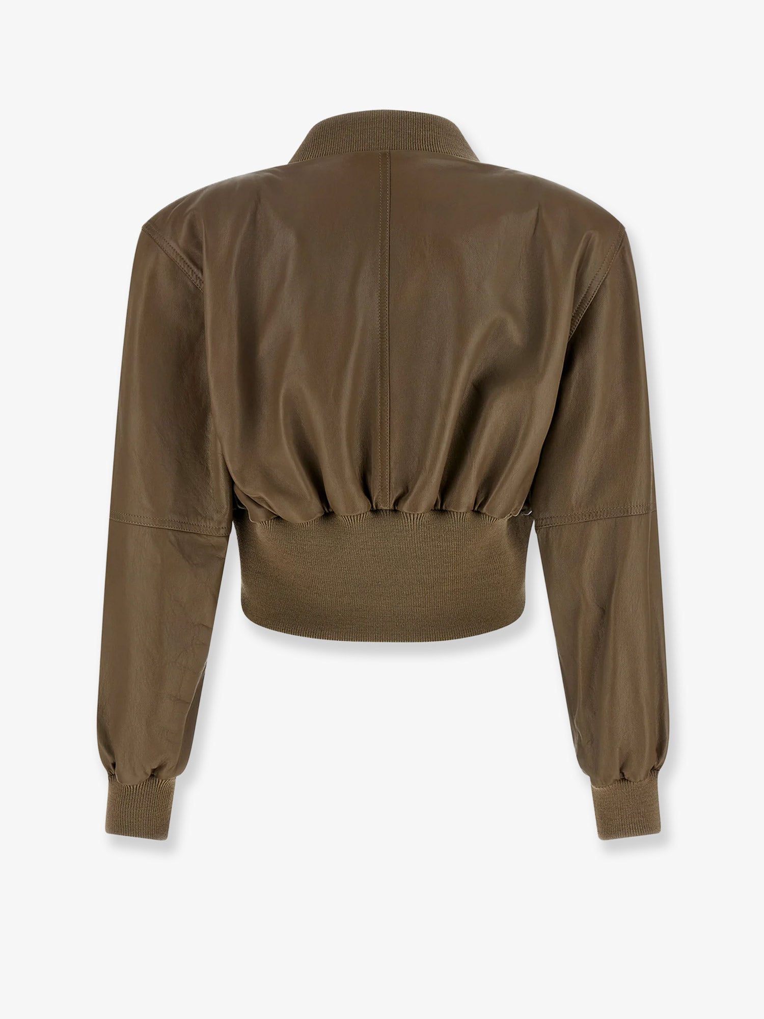 Chloé Crop Fit Leather Jacket
