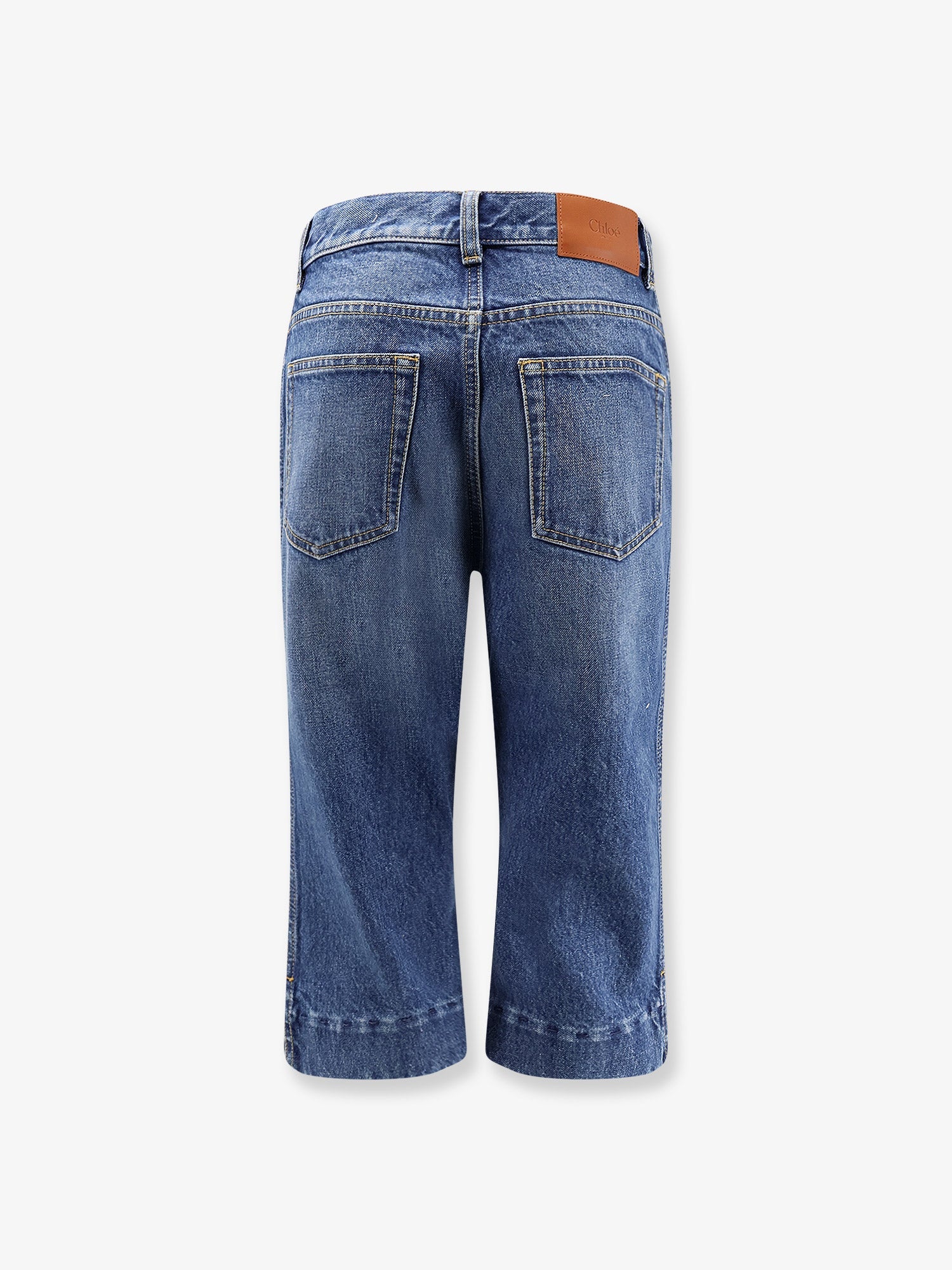 Chloé Blue Denim Capri Jeans