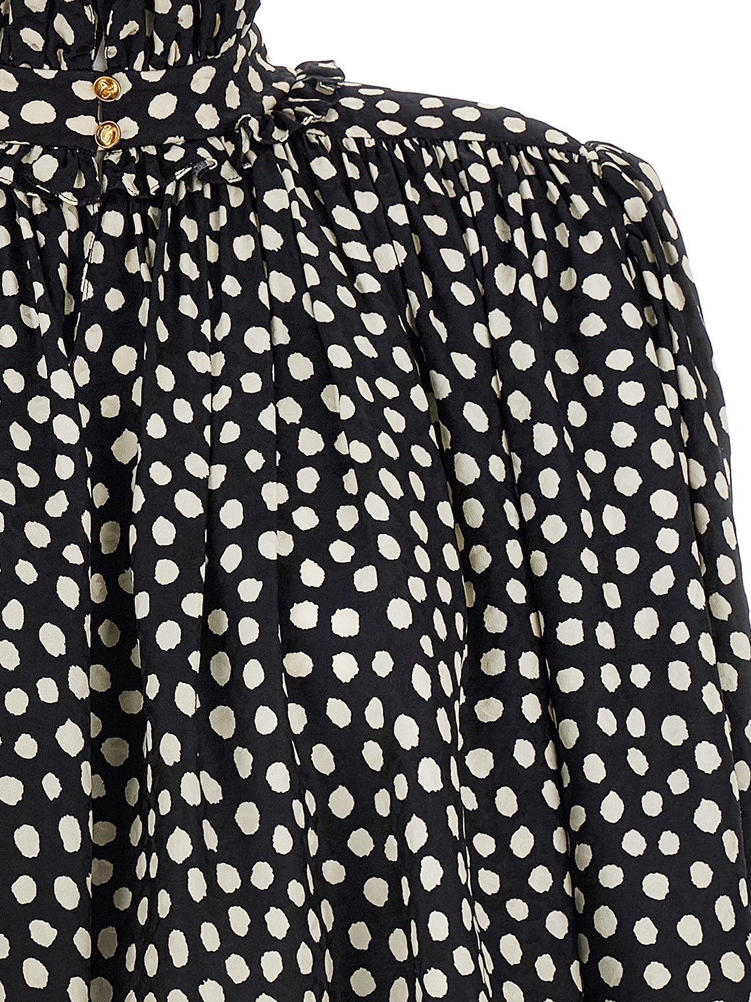 Chloé Polka-dots Silk Shirt