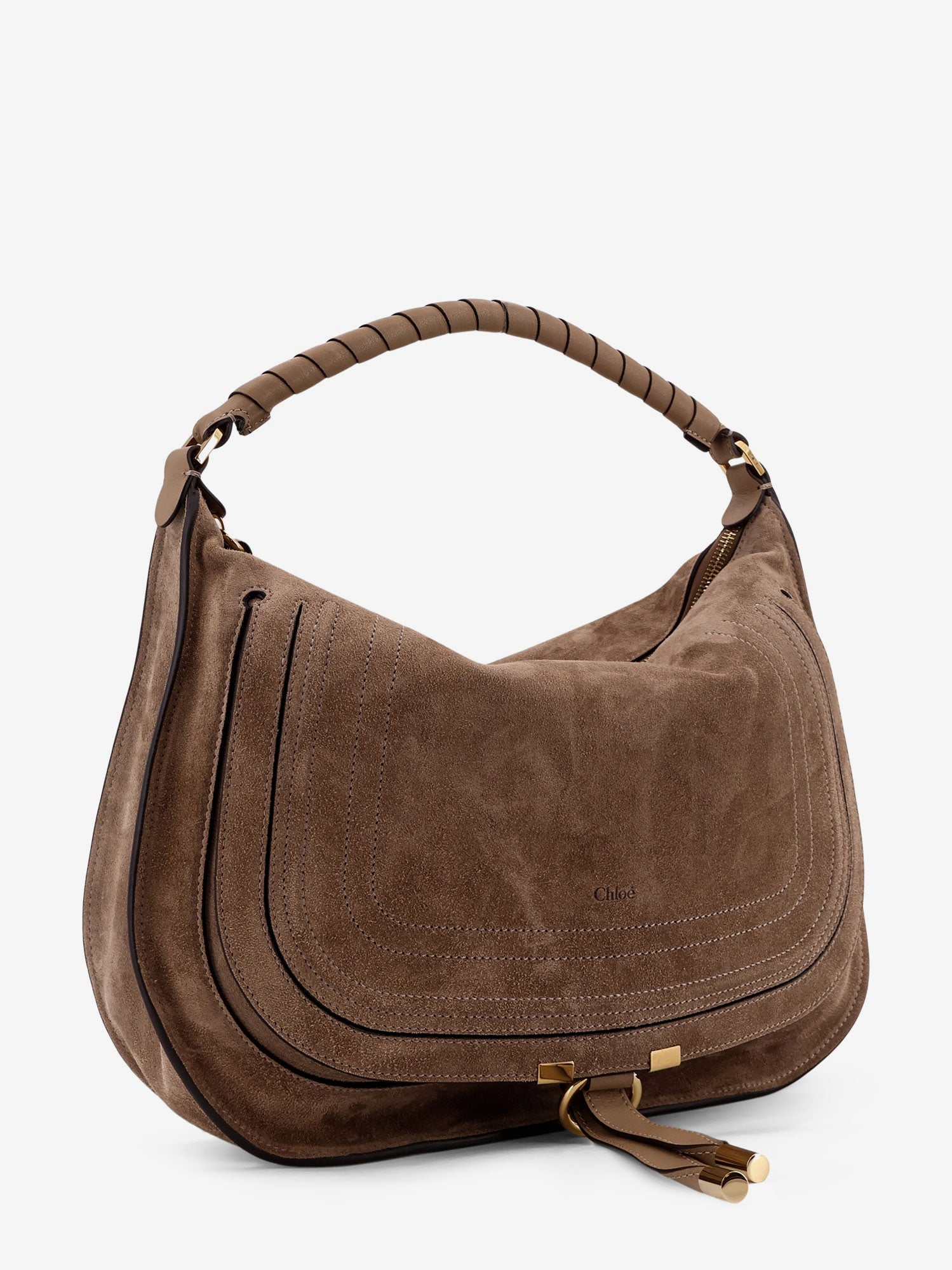 Chloé Marcie Suede Shoulder Bag