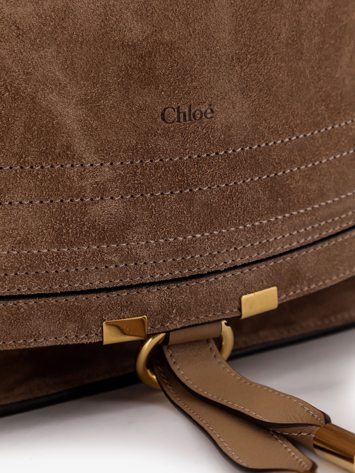 Chloé Marcie Suede Shoulder Bag