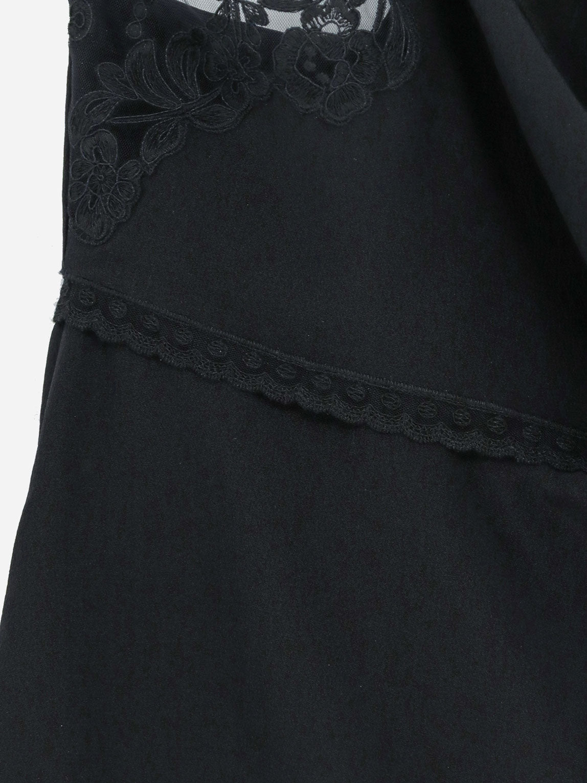 Chloé Silk Top With Lace Profile