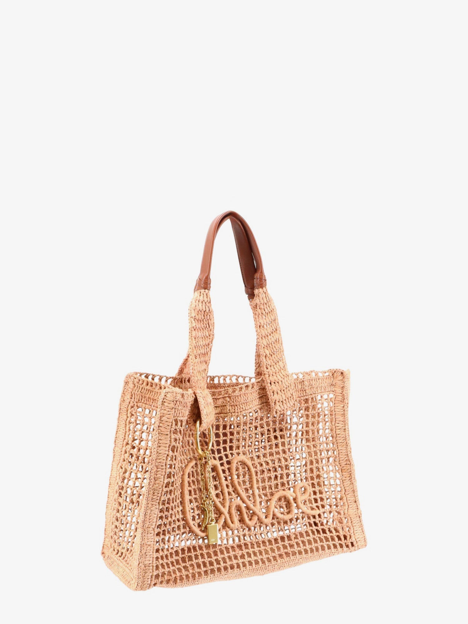Chloé East-west Summer Banana Raffia Shoulder Bag