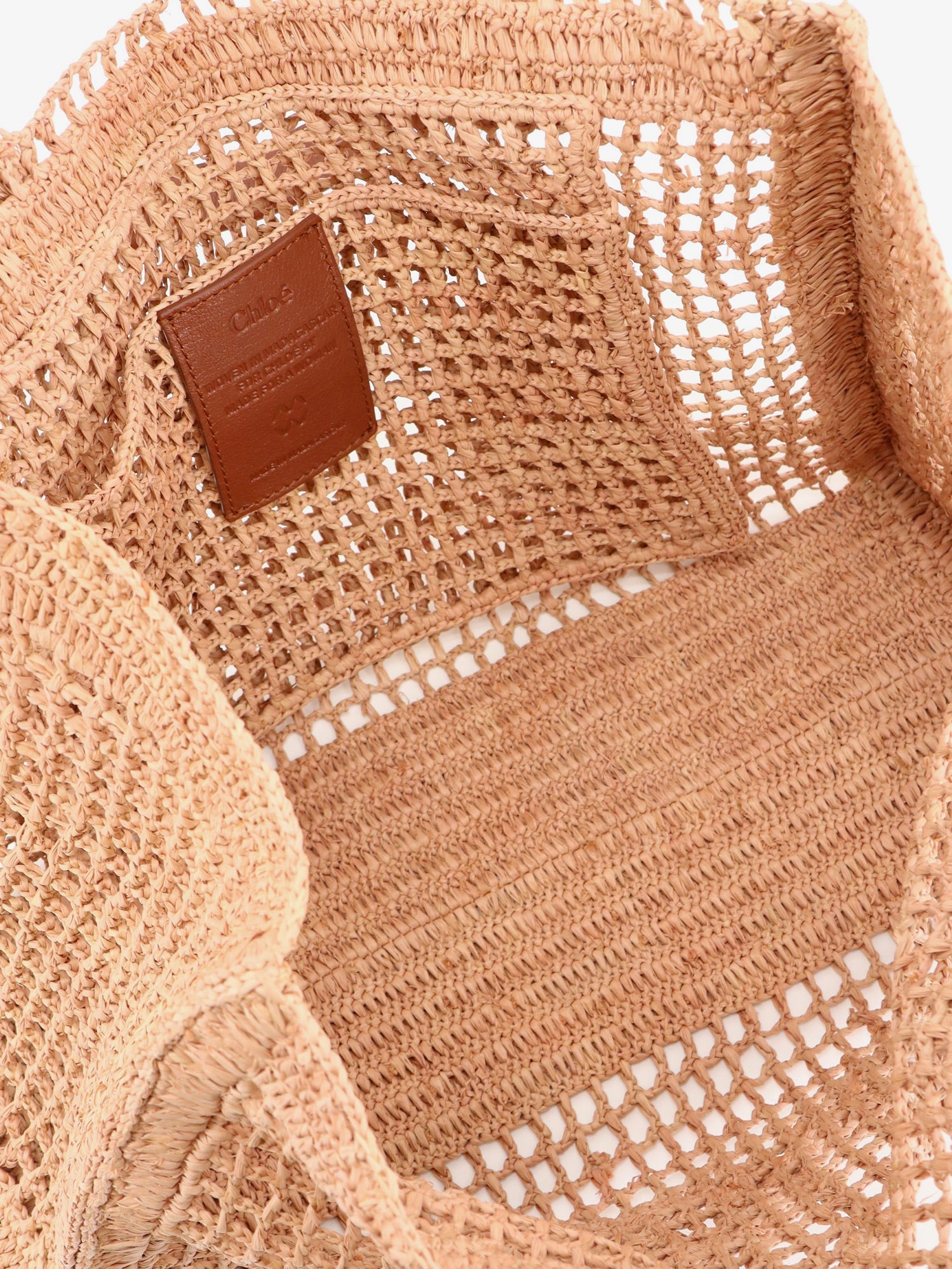 Chloé East-west Summer Banana Raffia Shoulder Bag