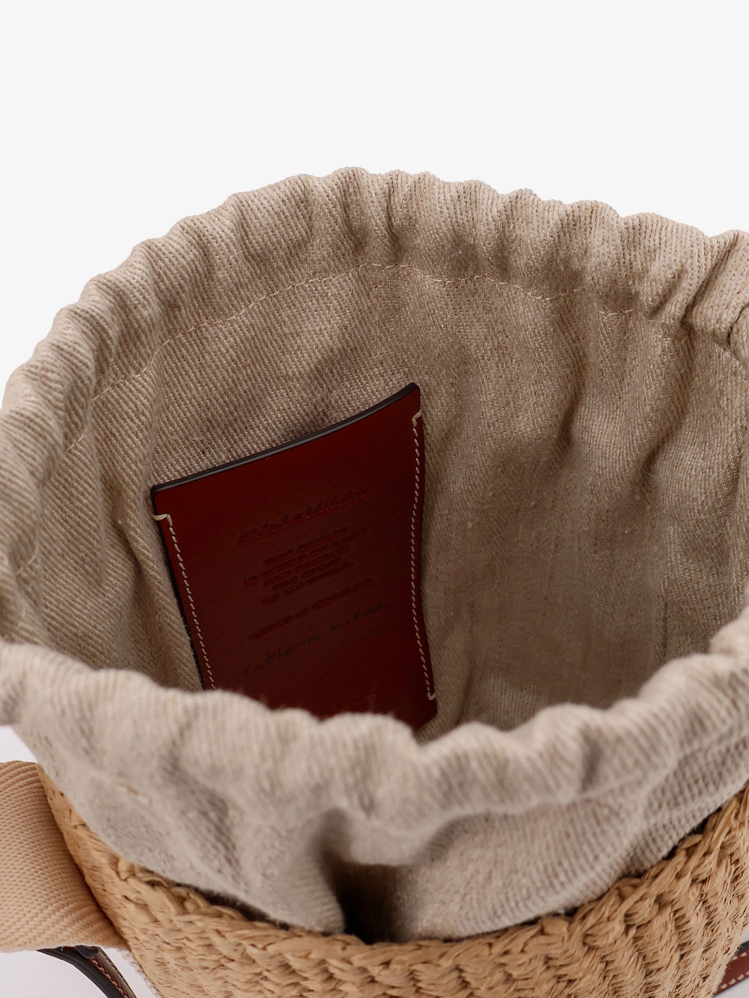 Chloé Woody Raffia Bucket Bag