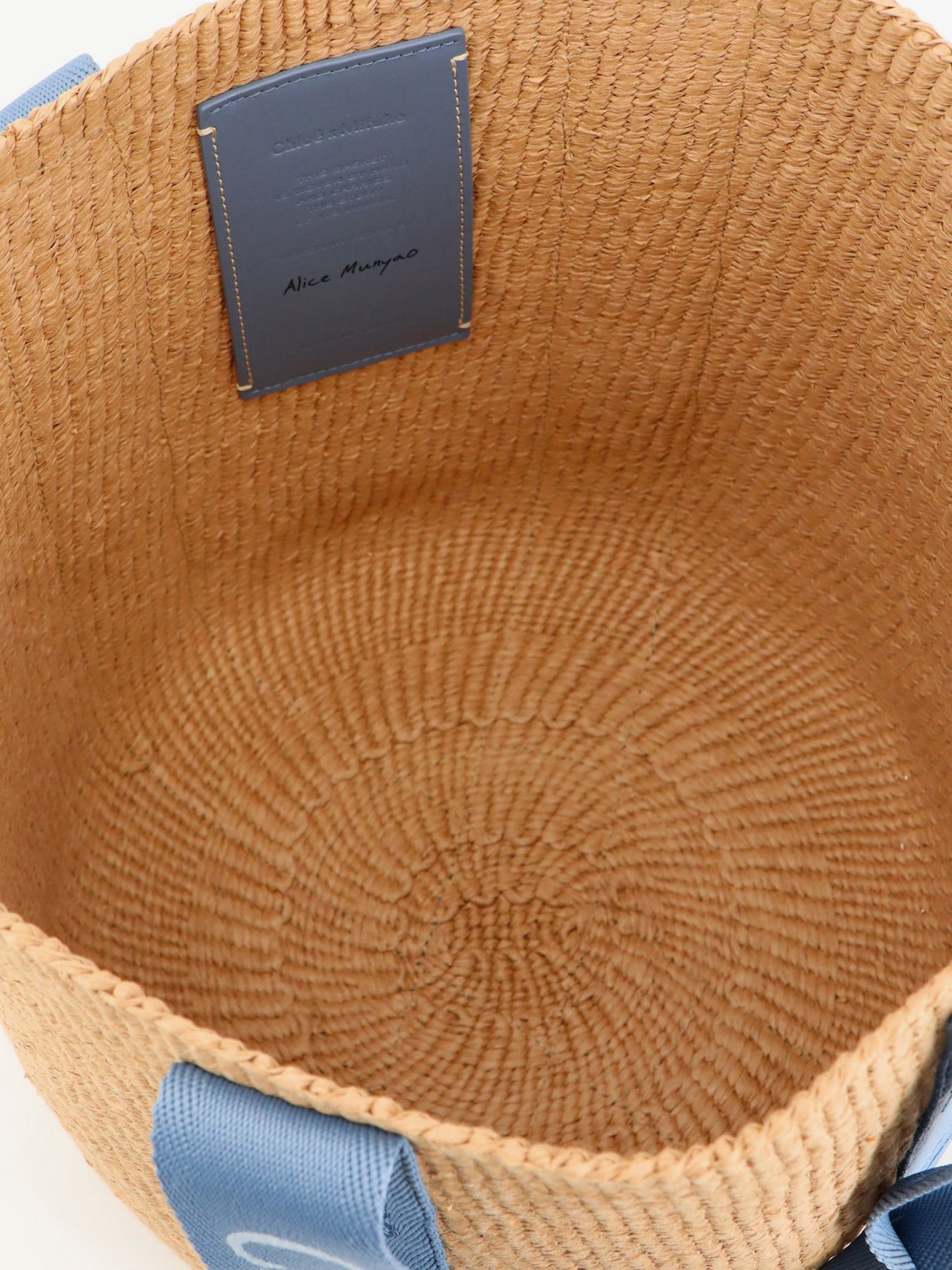 Chloé Woody Raffia Shoulder Bag