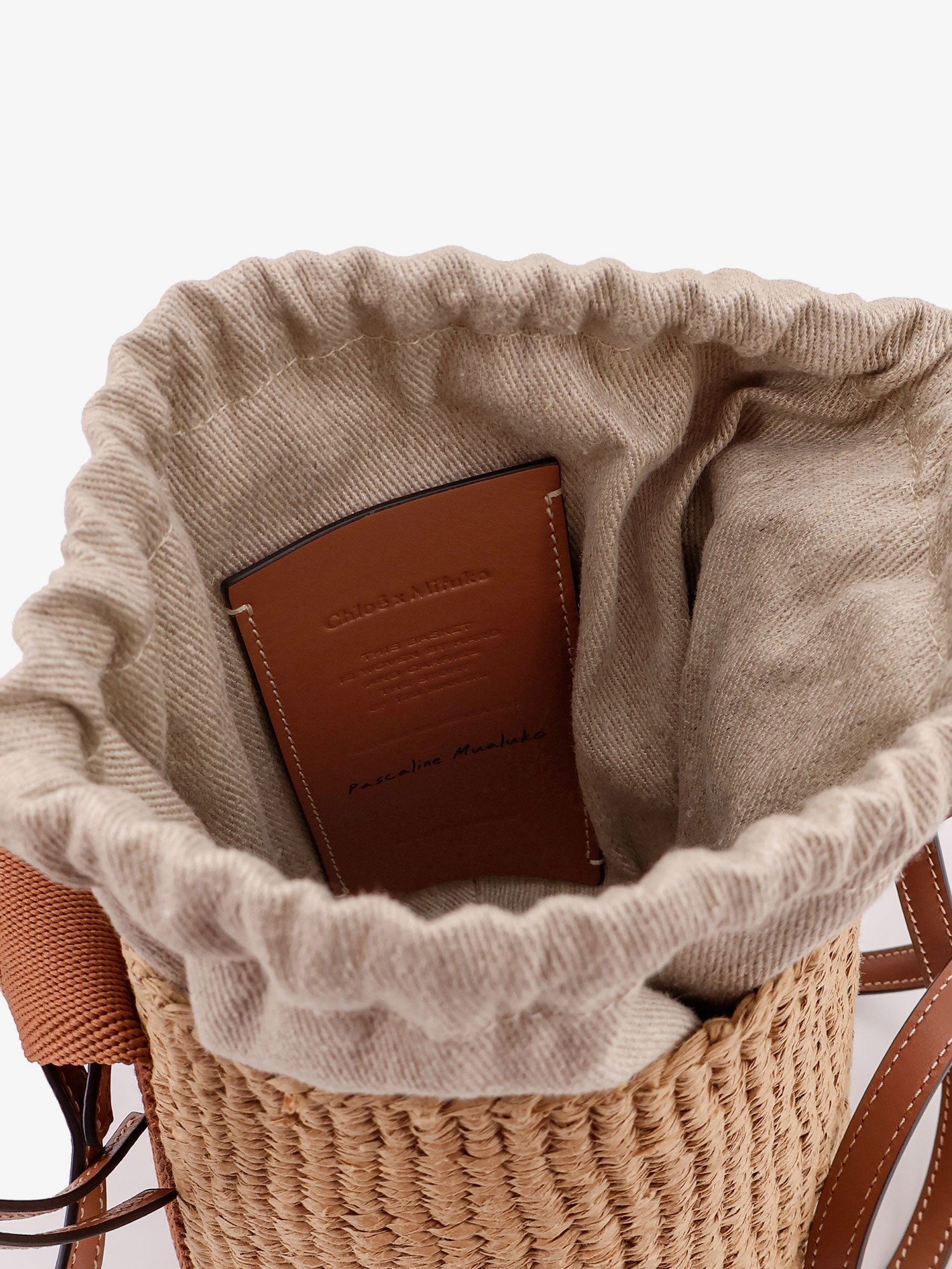 Chloé Woody Raffia Bucket Bag