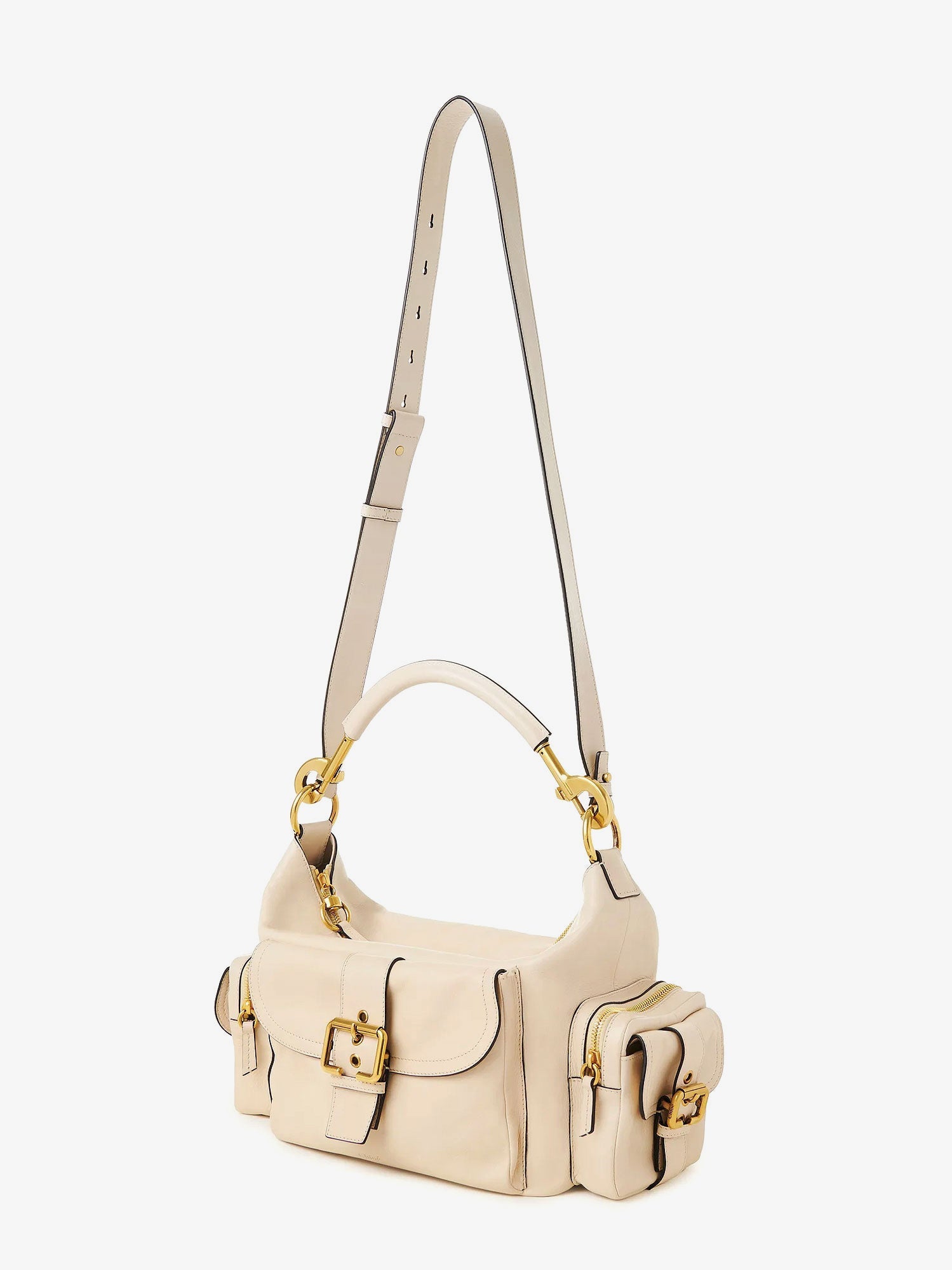Chloé Medium Double Carry Leather Shoulder Bag