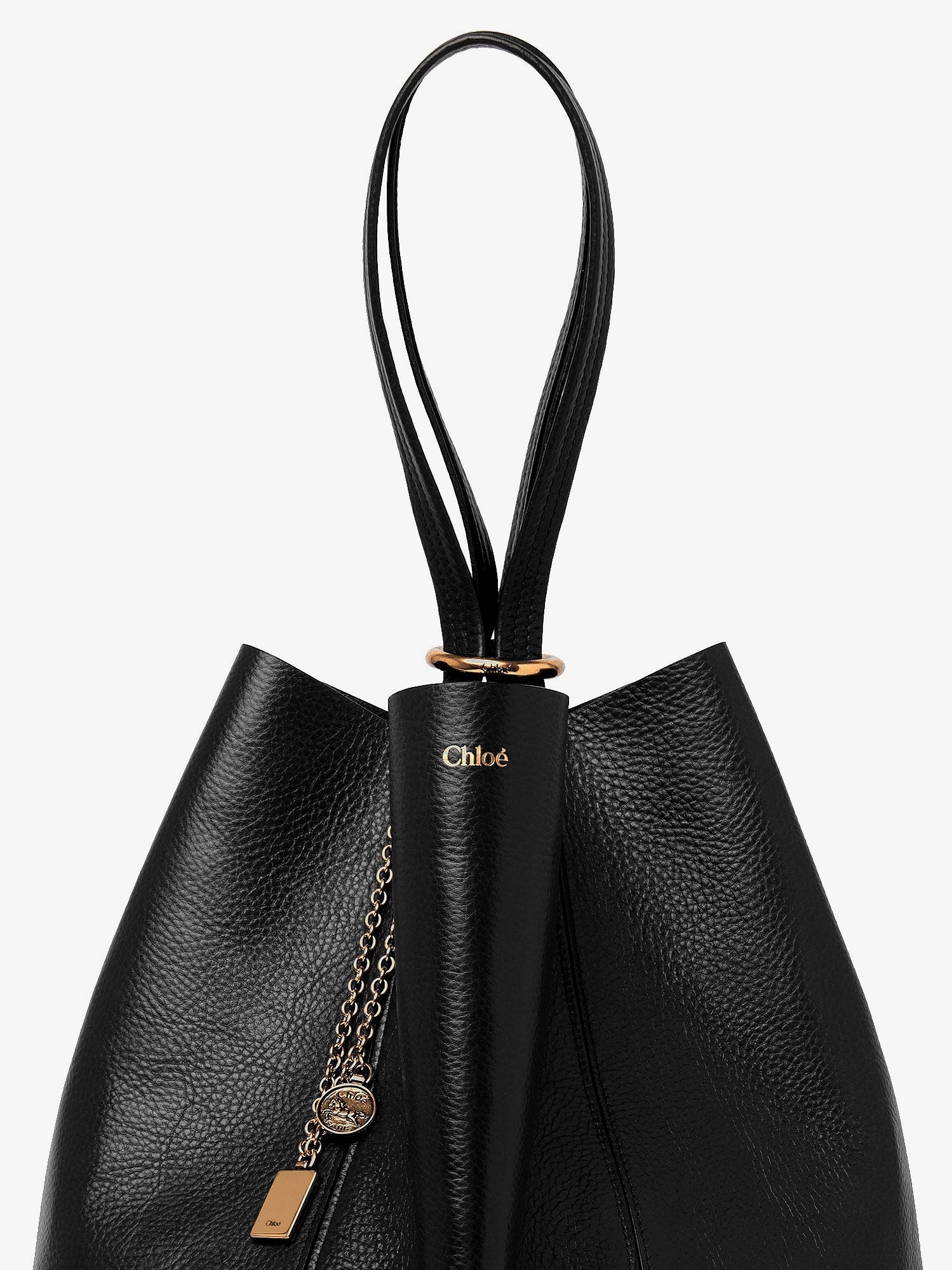 Chloé Chloé Spin Leather Shoulder Bag