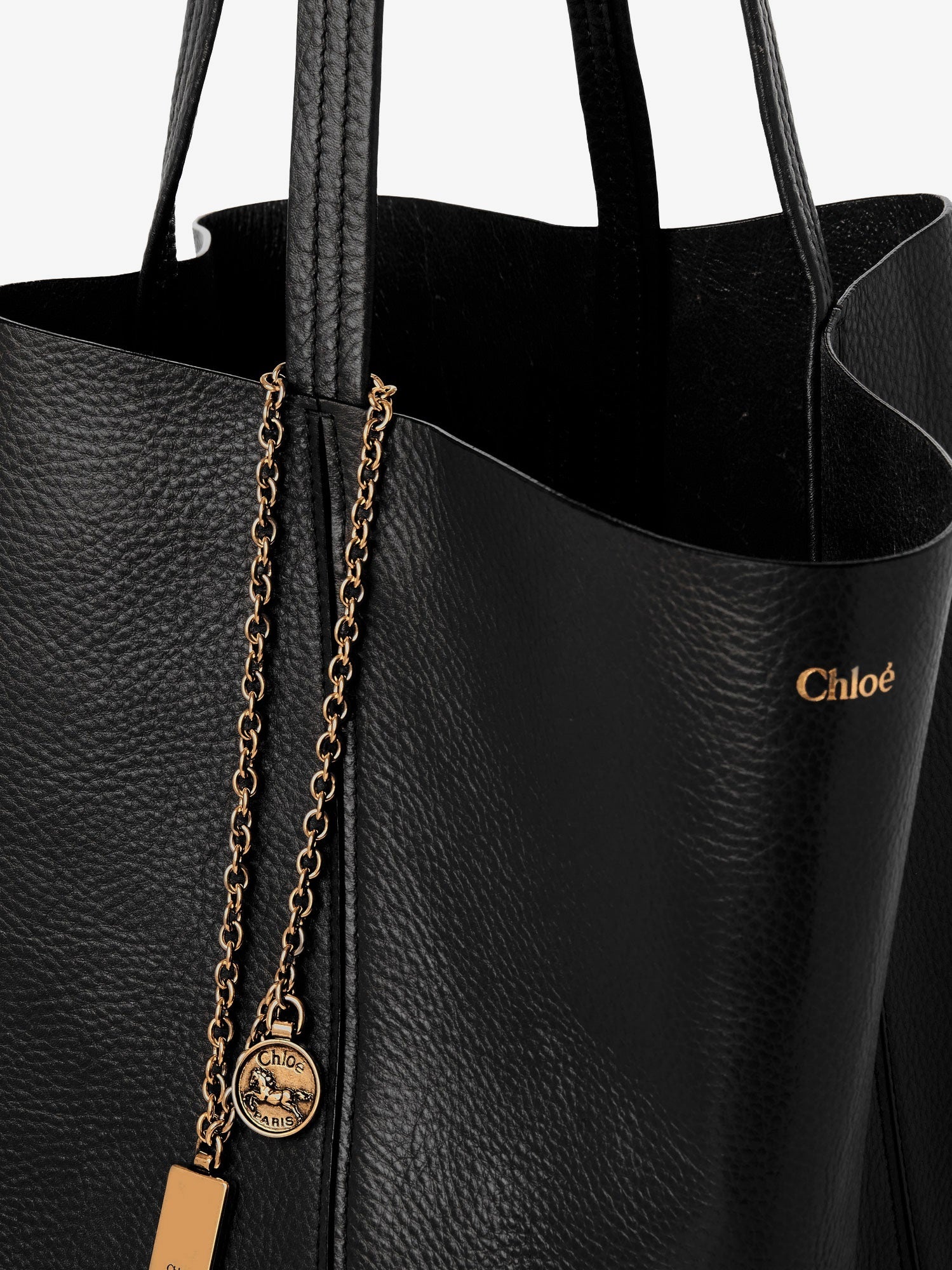 Chloé Chloé Spin Leather Shoulder Bag