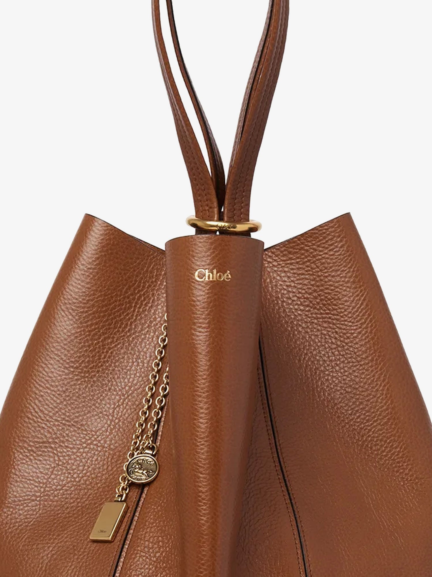 Chloé Chloé Spin Leather Shoulder Bag