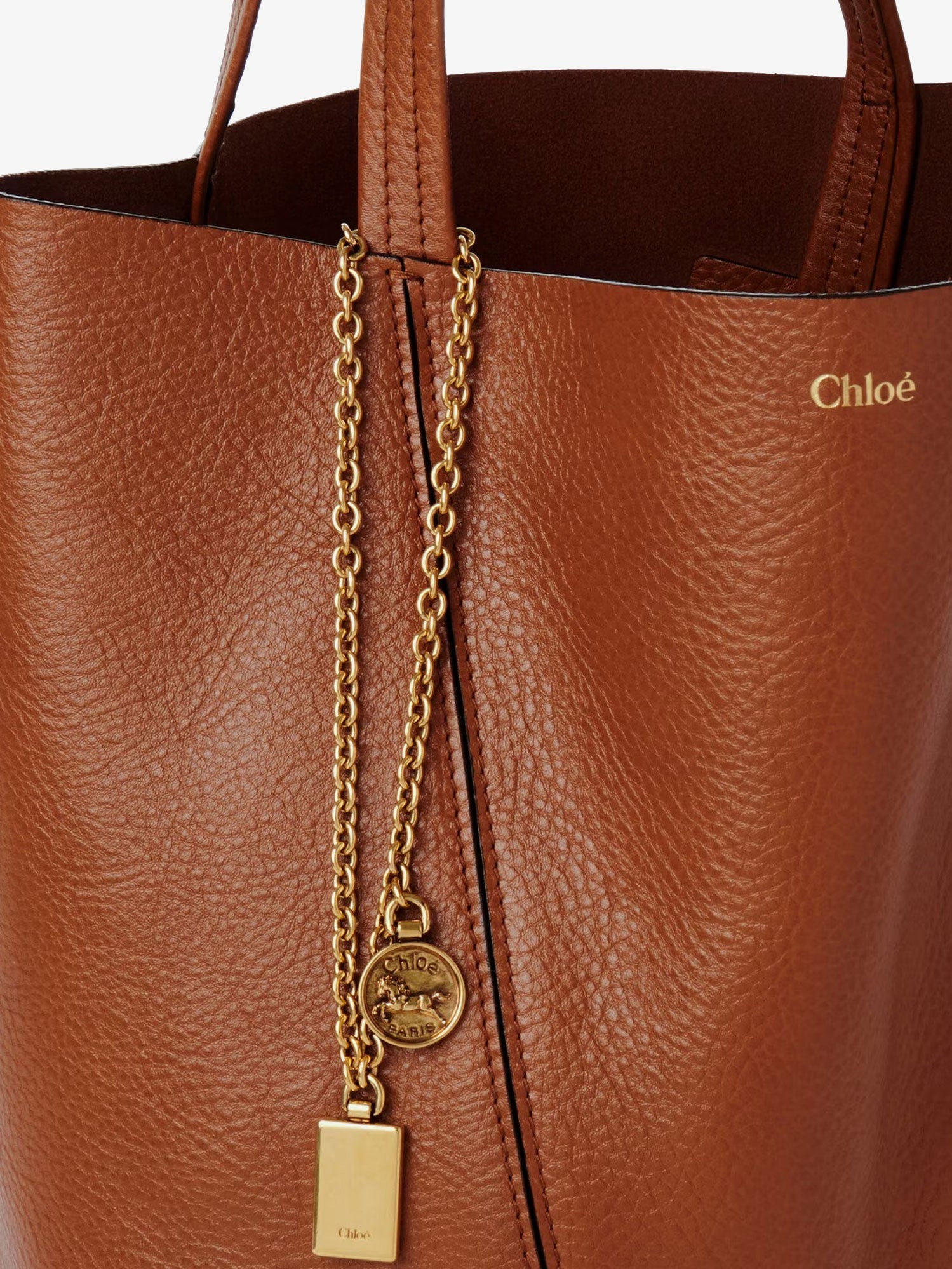 Chloé Chloé Spin Leather Shoulder Bag