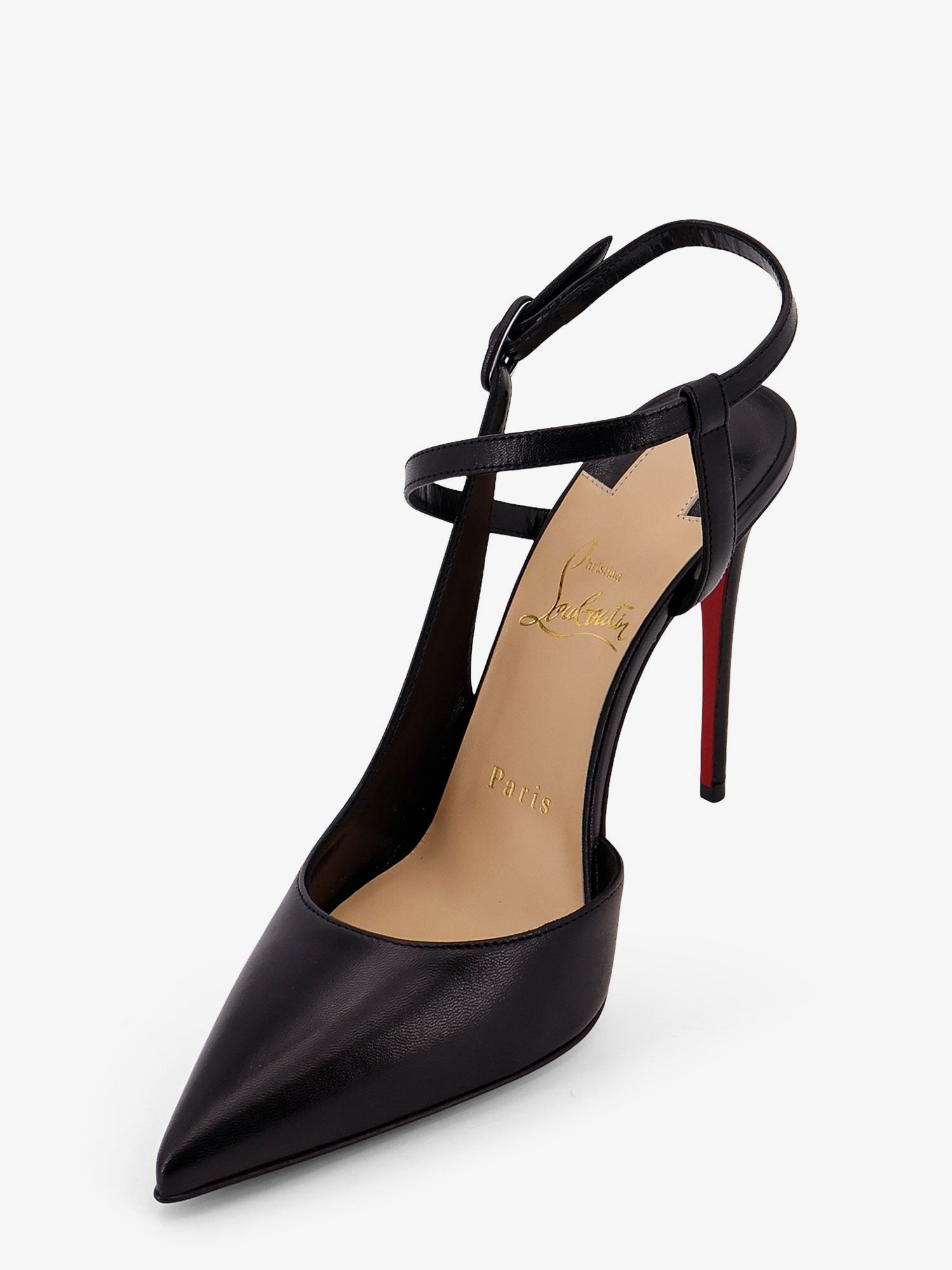 Christian Louboutin Jenlove Leather Slingback Décolleté