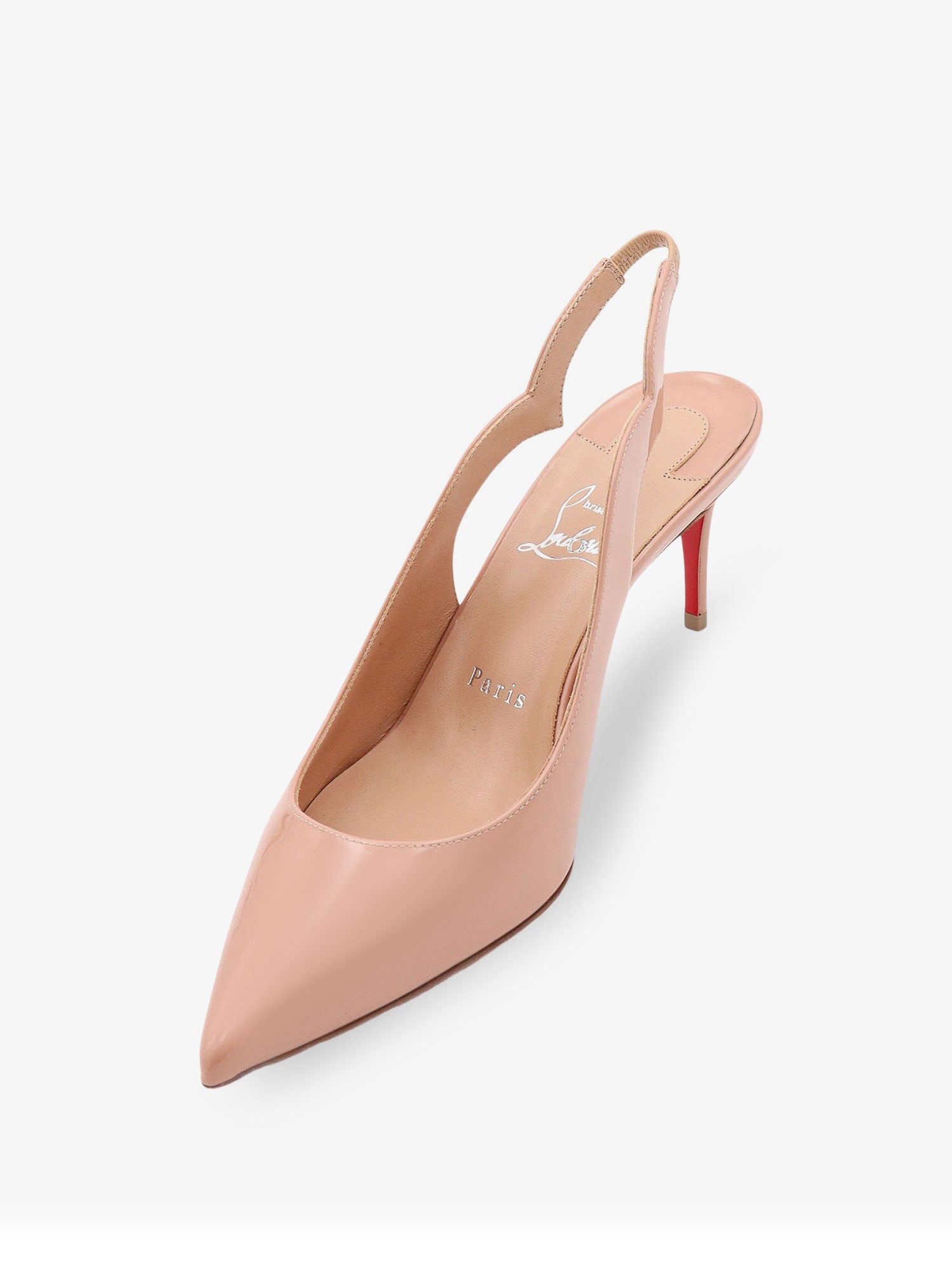 Christian Louboutin Hot Chick Patent Leather Slingback Décolleté