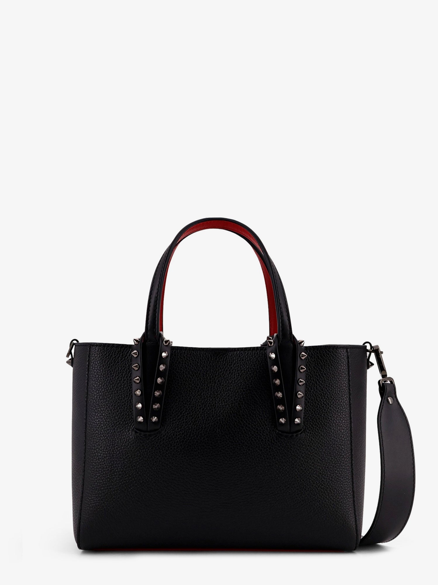 Christian Louboutin Cabata Studded Leather Shoulder Bag