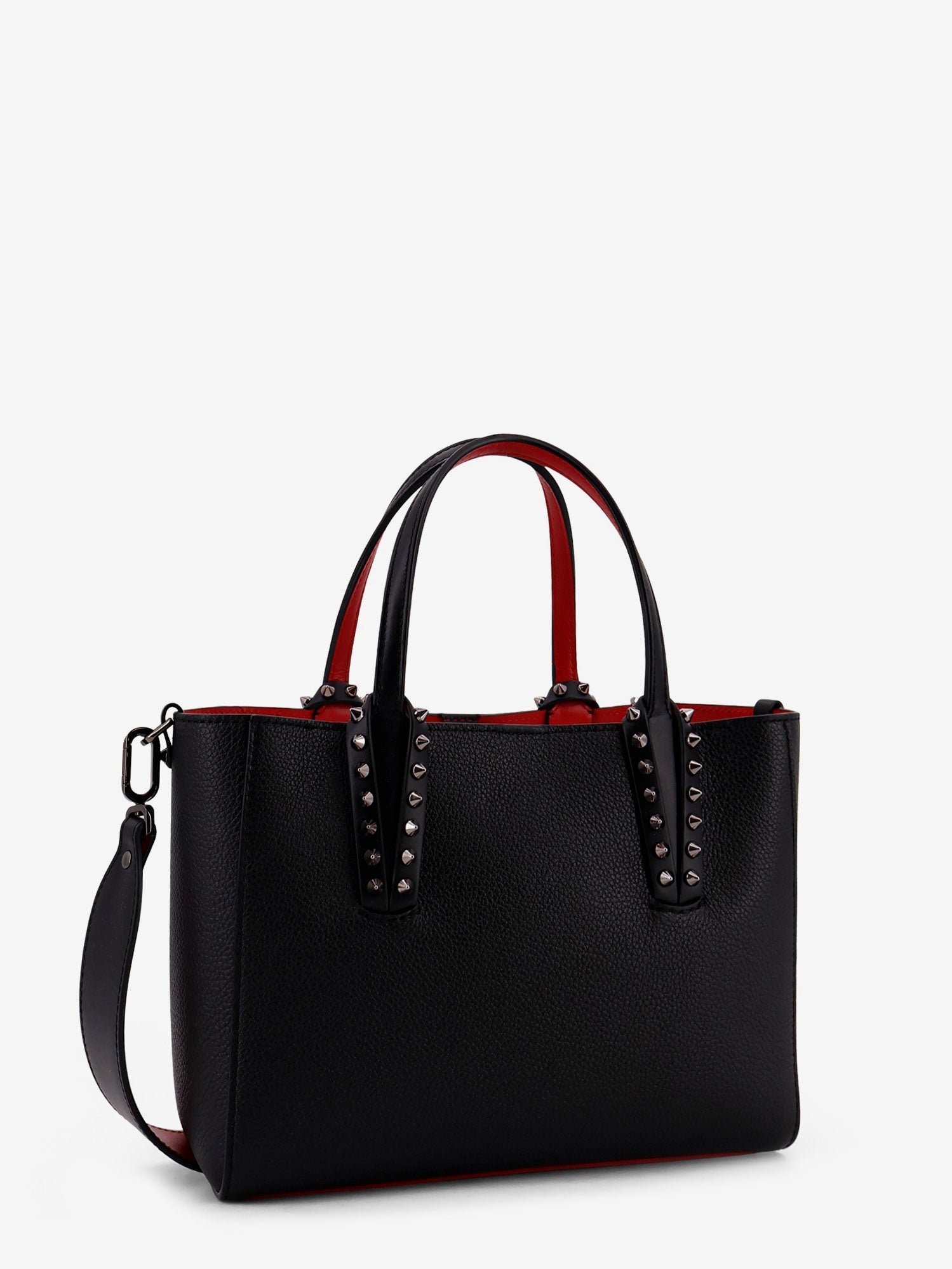 Christian Louboutin Cabata Studded Leather Shoulder Bag