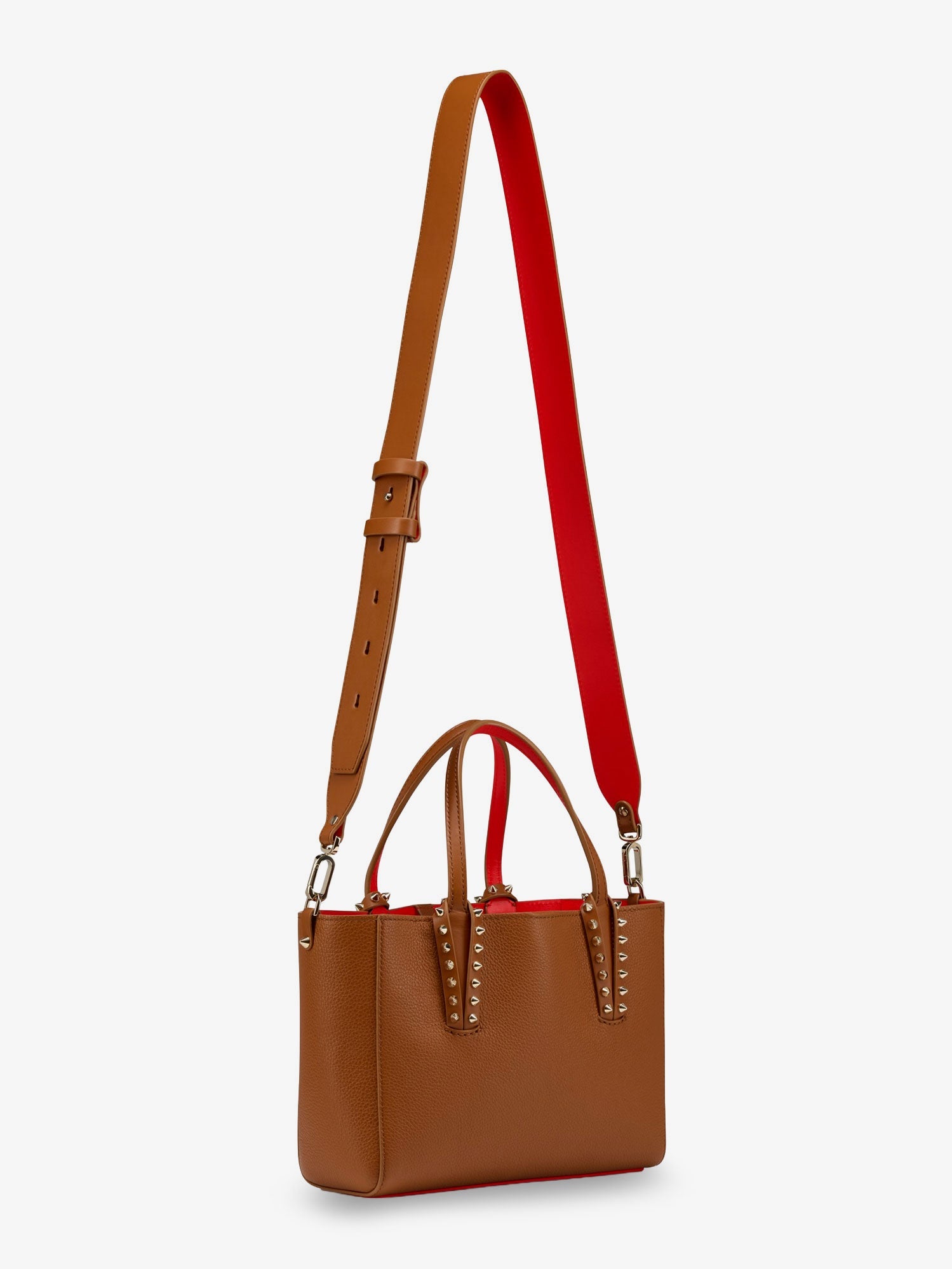 Christian Louboutin Cabata Studded Leather Crossbody Bag