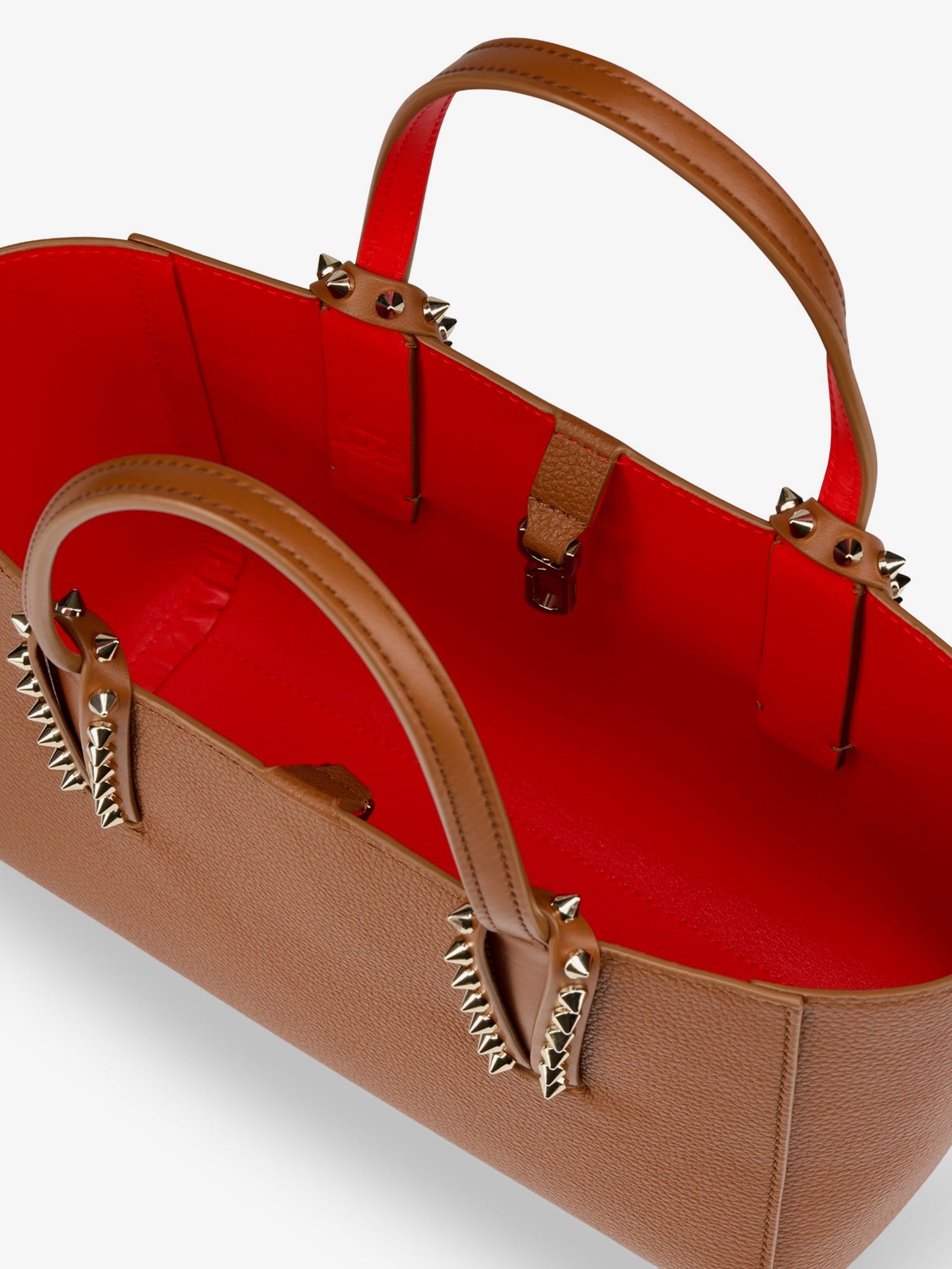 Christian Louboutin Cabata Studded Leather Crossbody Bag