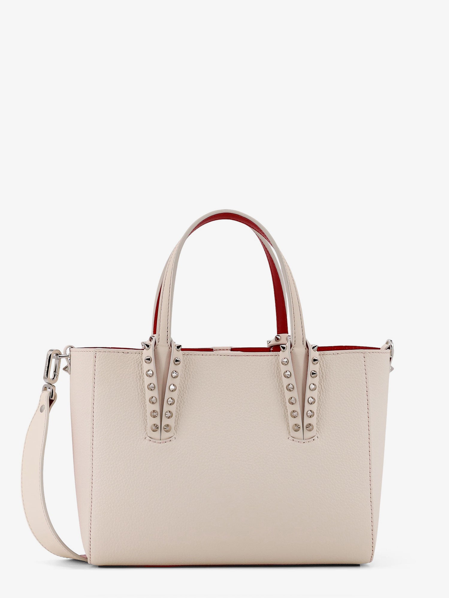 Christian Louboutin Cabata Shoulder Bag In Hammered Leather