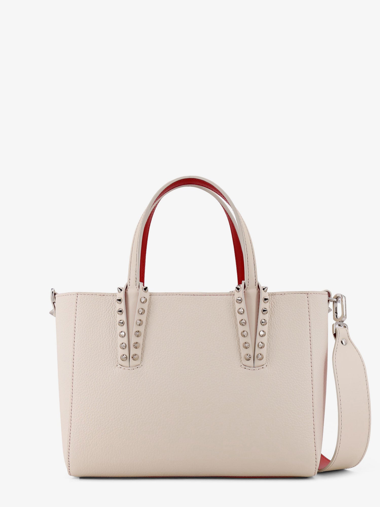 Christian Louboutin Cabata Shoulder Bag In Hammered Leather