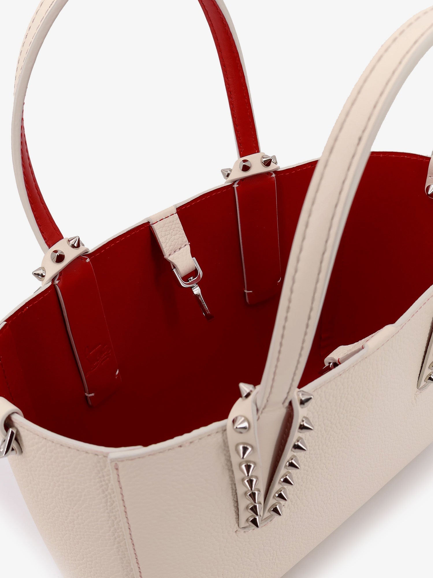 Christian Louboutin Cabata Shoulder Bag In Hammered Leather