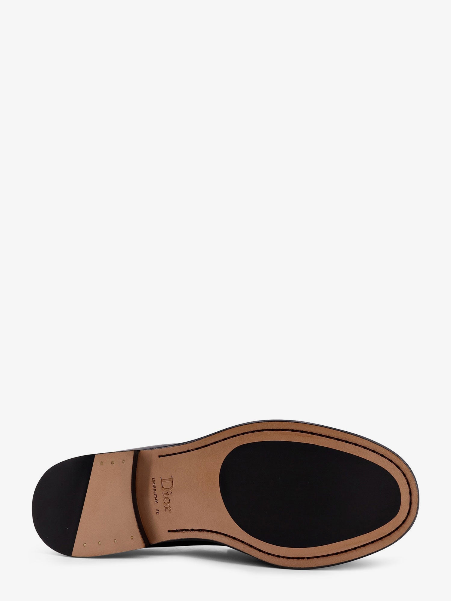 Dior Leather Loafers With Dior Oblique Detail