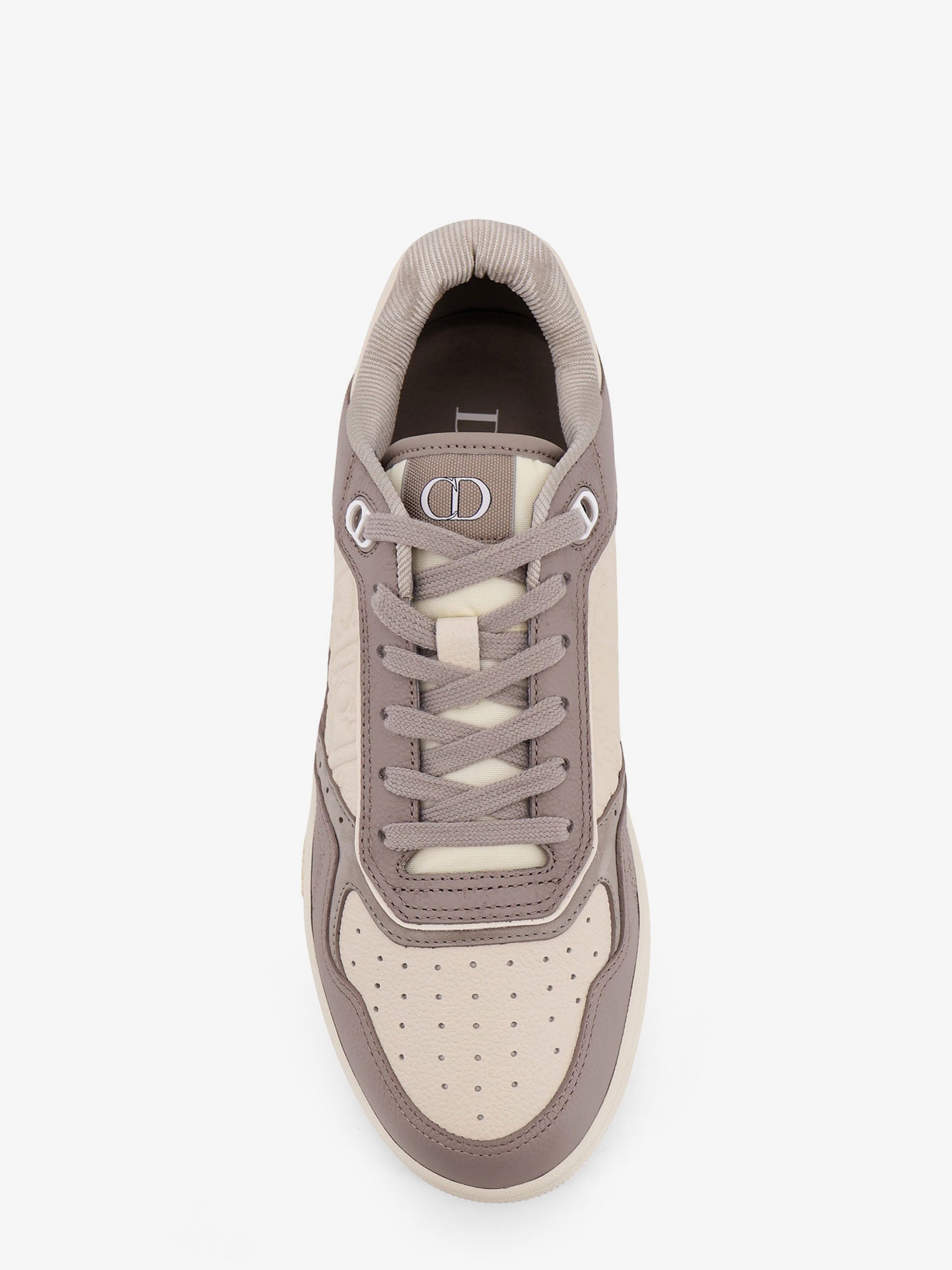 Dior B27 Leather Sneakers With Embossed Cd Logo