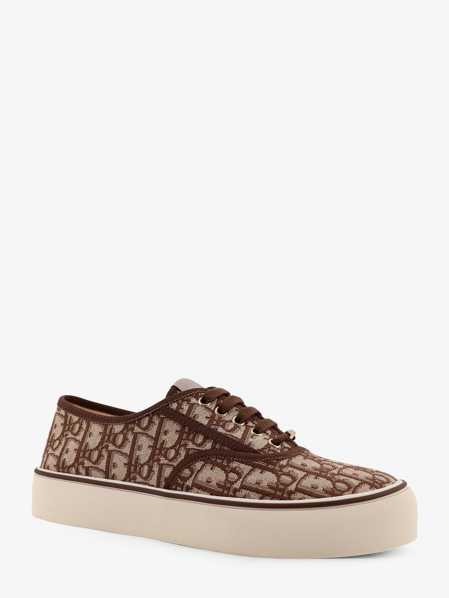 Dior Saltwind Canvas Sneakers With Dior Oblique Embroidery
