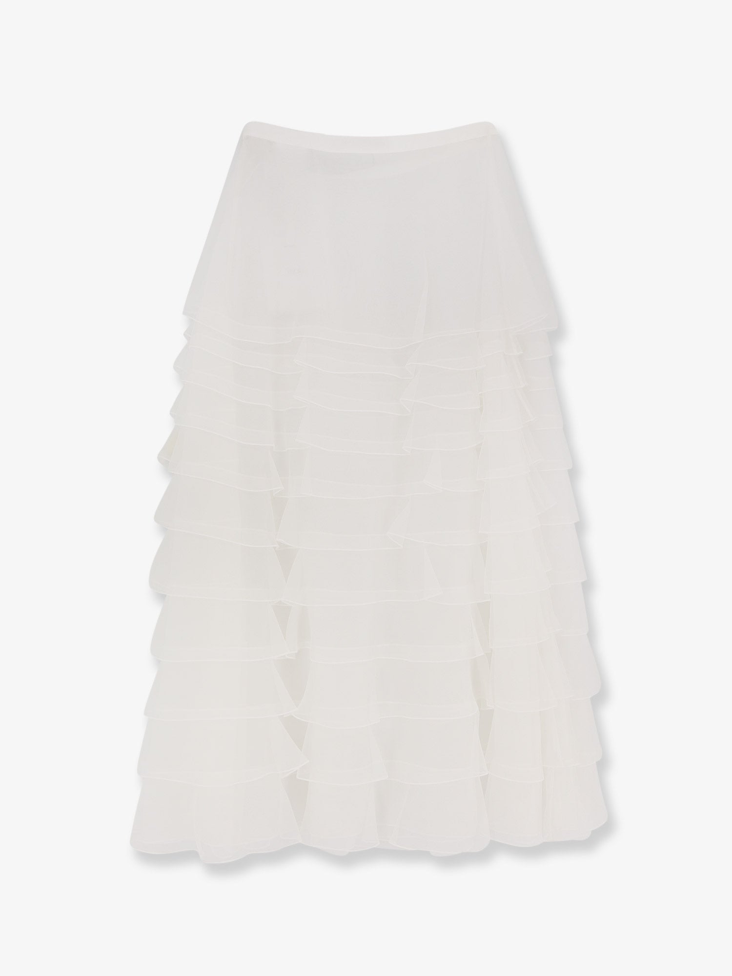 Dior Flounced Voile Skirt