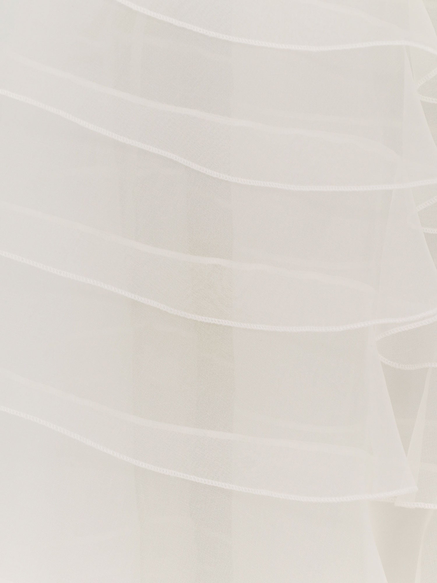 Dior Flounced Voile Skirt