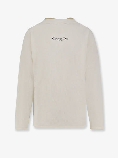Dior Cotton And Wool Blend Sweater